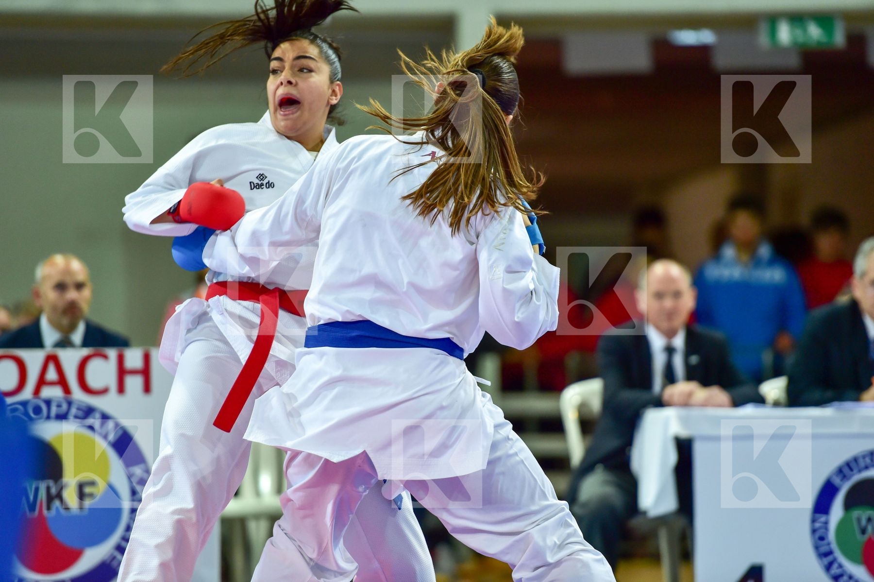 +68 Kg DaeDo Female Ferracuti Clio Italy Kumite Spain Torres Gar