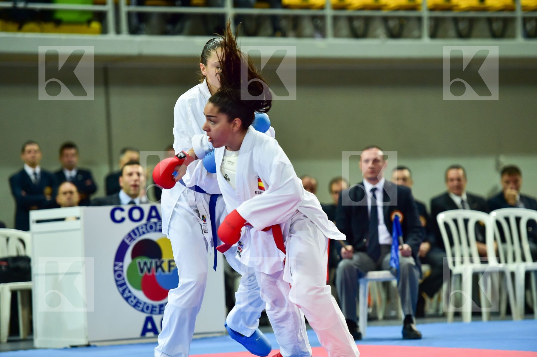 +68 Kg DaeDo Female Ferracuti Clio Italy Kumite Spain Torres Gar