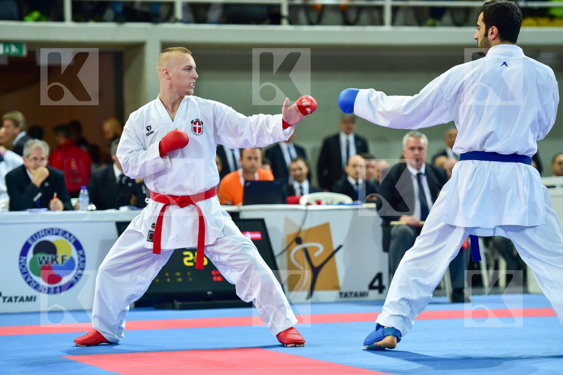 -84 Kg Aktas Ugur Budo Nord Denmark Korte Kevin Kumite Male Turk