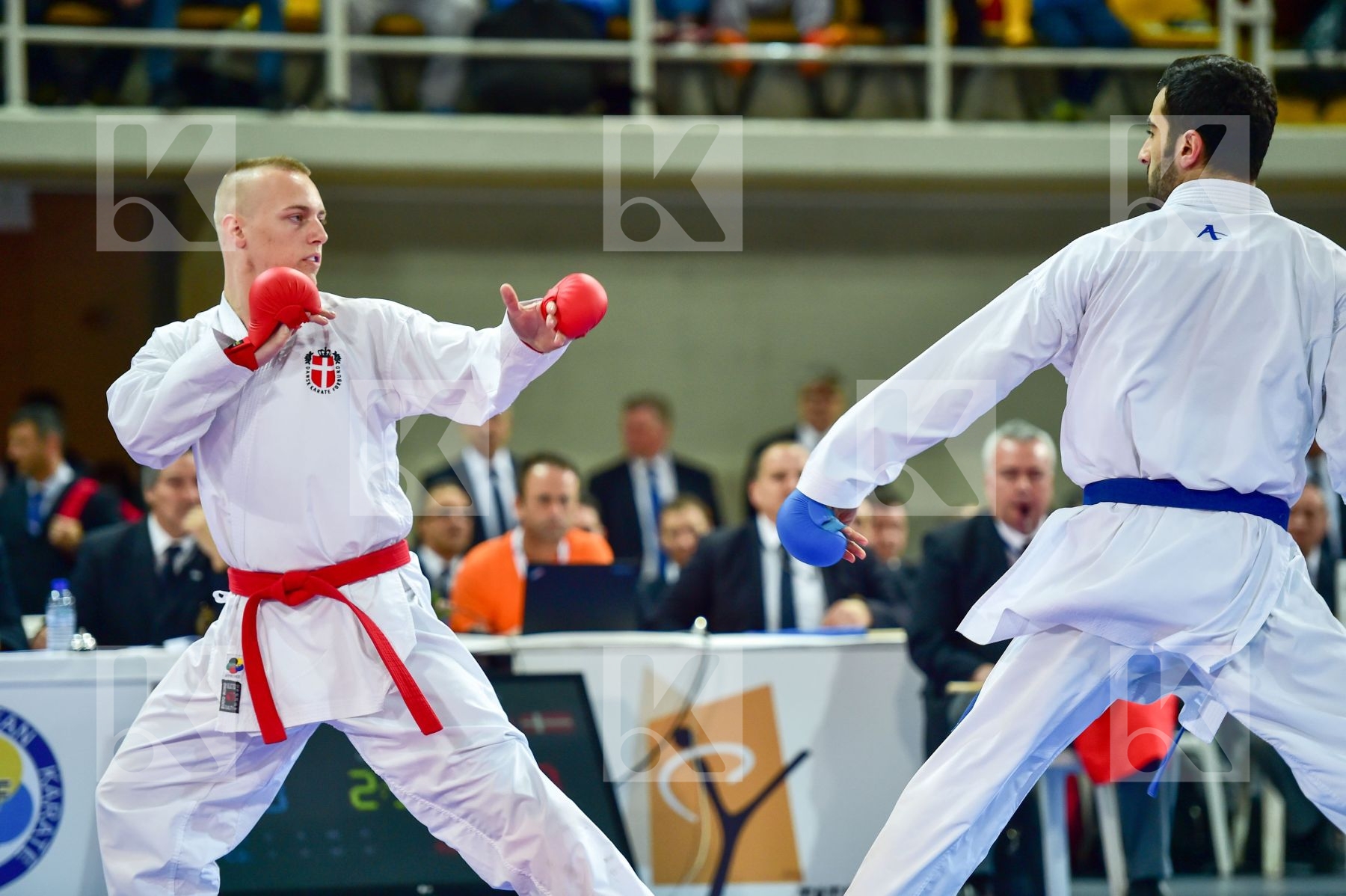 -84 Kg Aktas Ugur Budo Nord Denmark Korte Kevin Kumite Male Turk