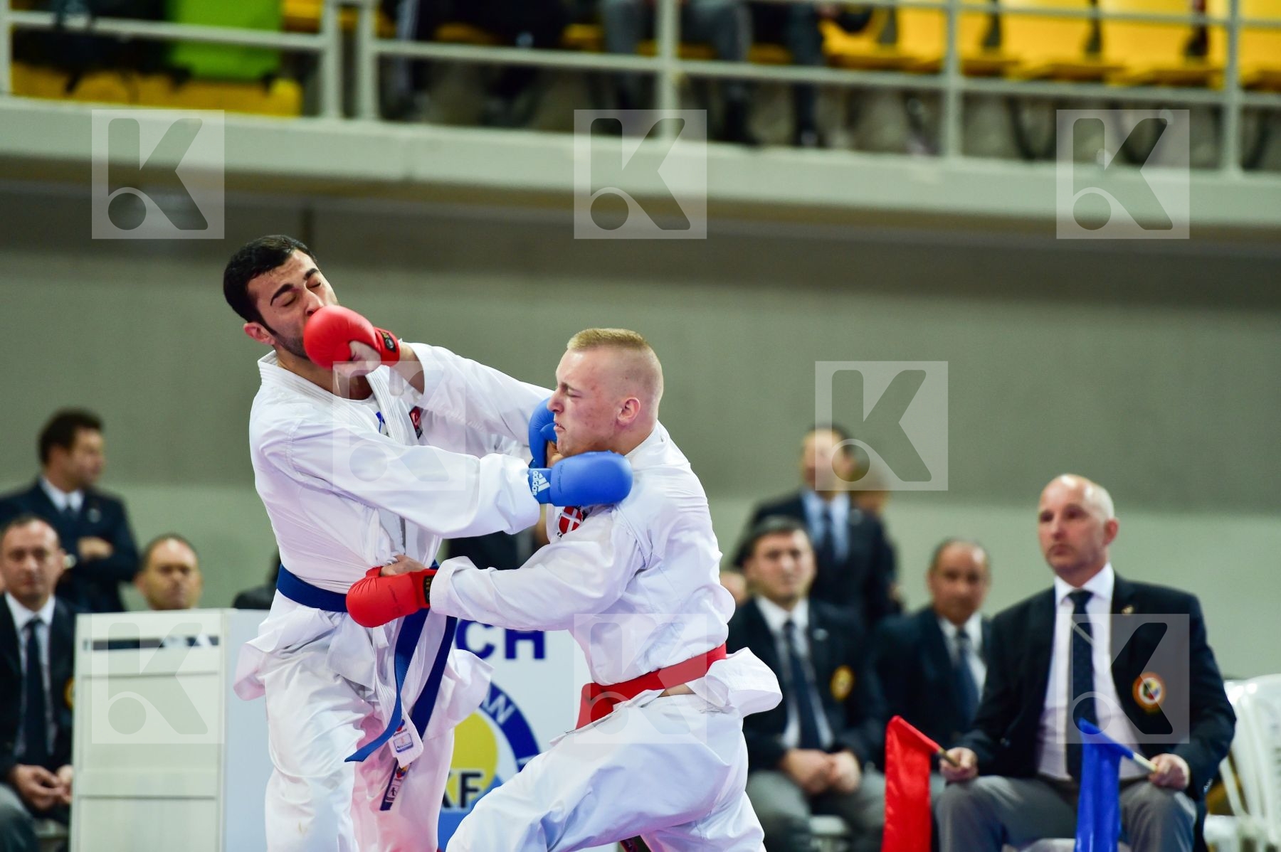 -84 Kg Aktas Ugur Budo Nord Denmark Korte Kevin Kumite Male Turk