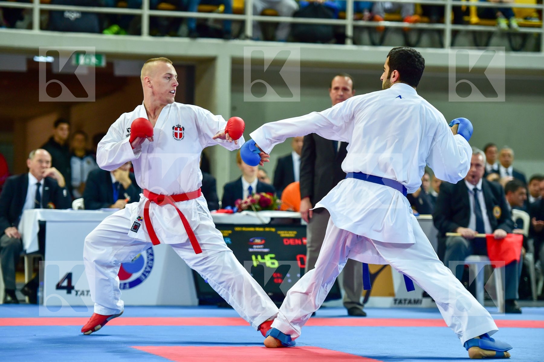 -84 Kg Aktas Ugur Budo Nord Denmark Korte Kevin Kumite Male Turk