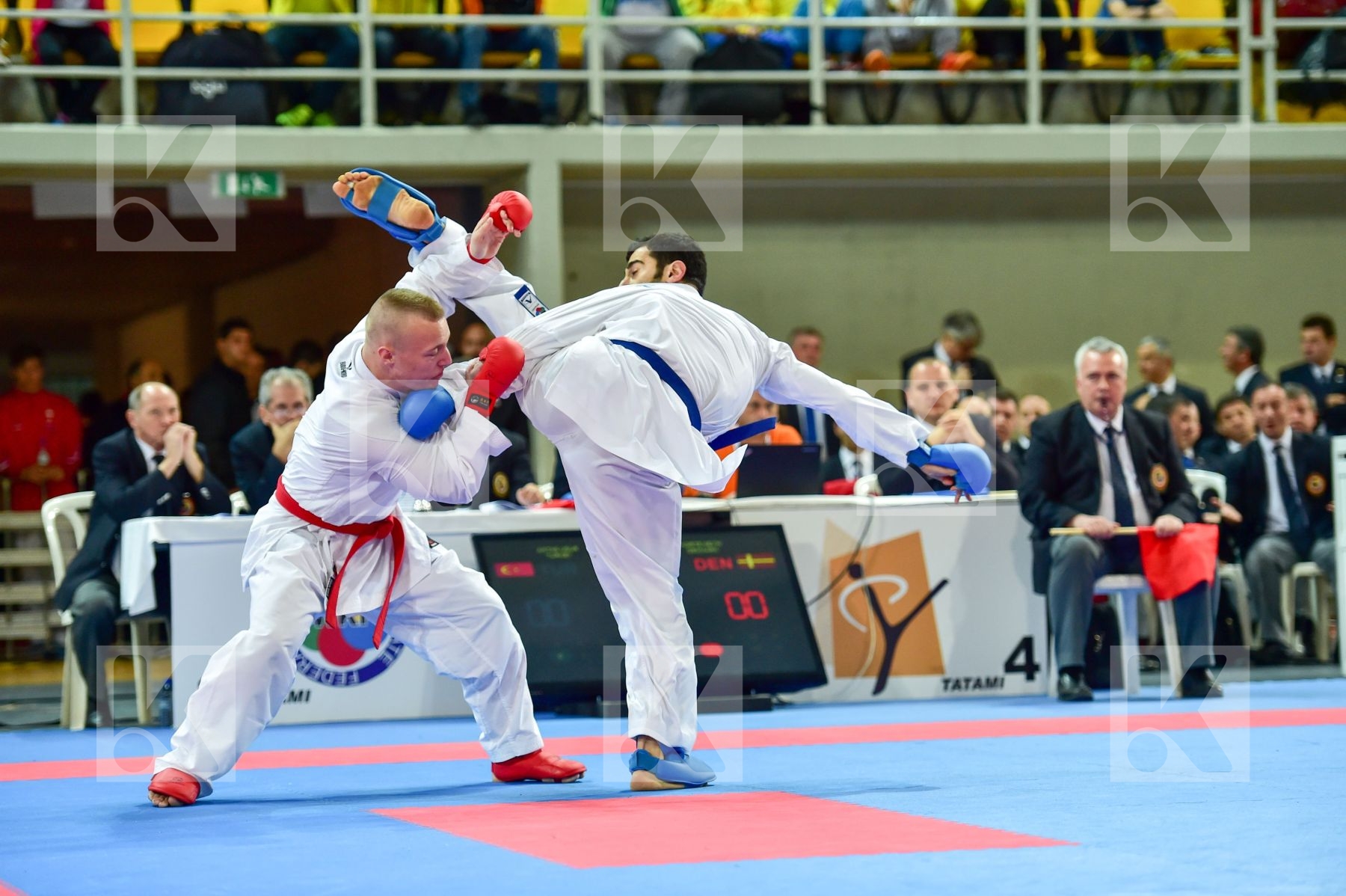 -84 Kg Aktas Ugur Budo Nord Denmark Korte Kevin Kumite Male Turk