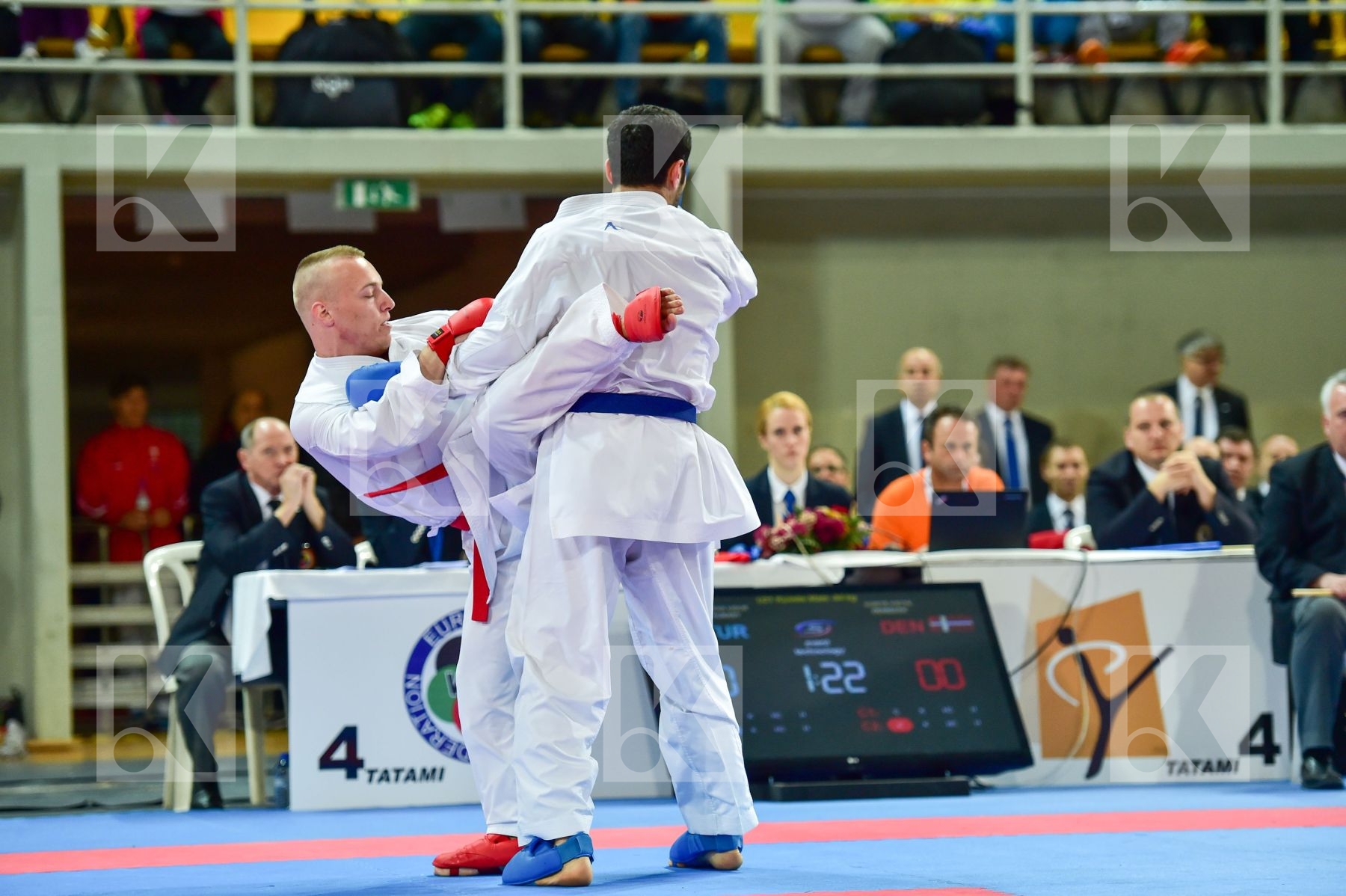 -84 Kg Aktas Ugur Budo Nord Denmark Korte Kevin Kumite Male Turk