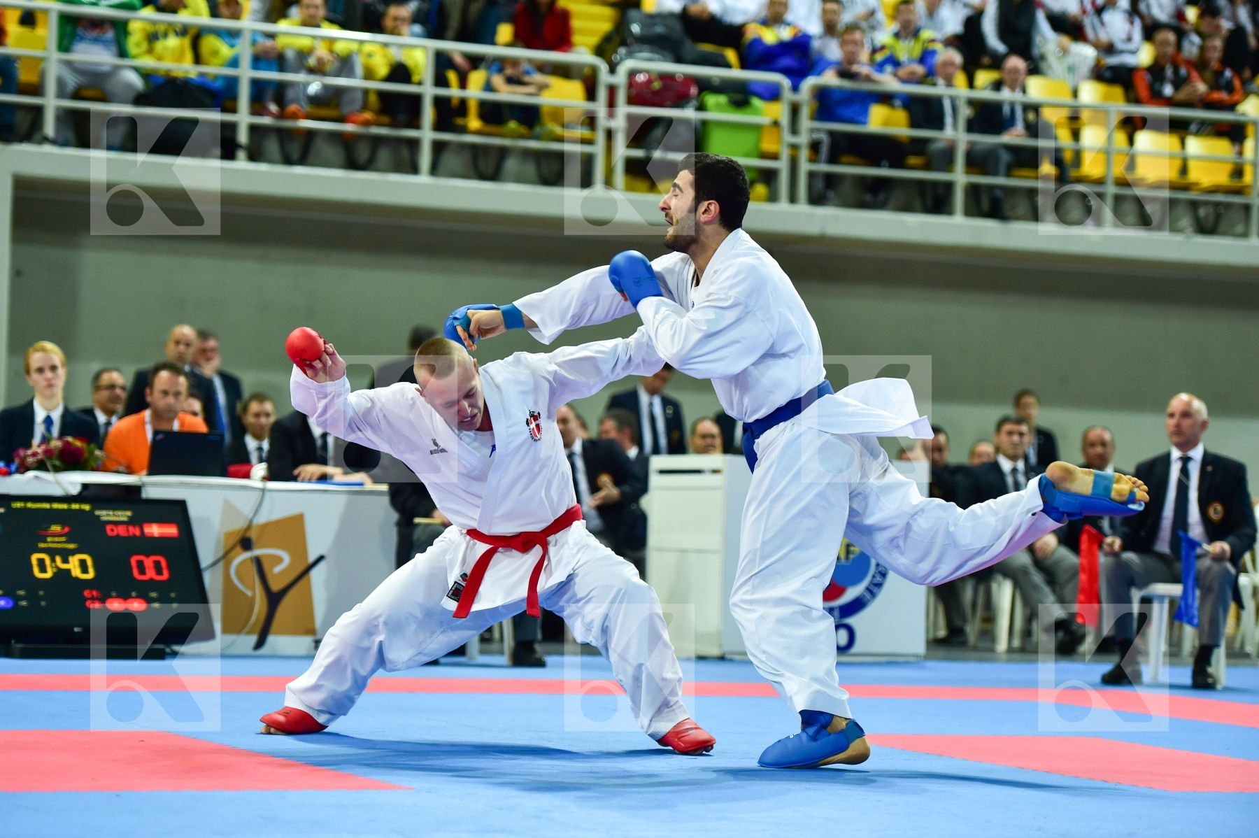 -84 Kg Aktas Ugur Budo Nord Denmark Korte Kevin Kumite Male Turk