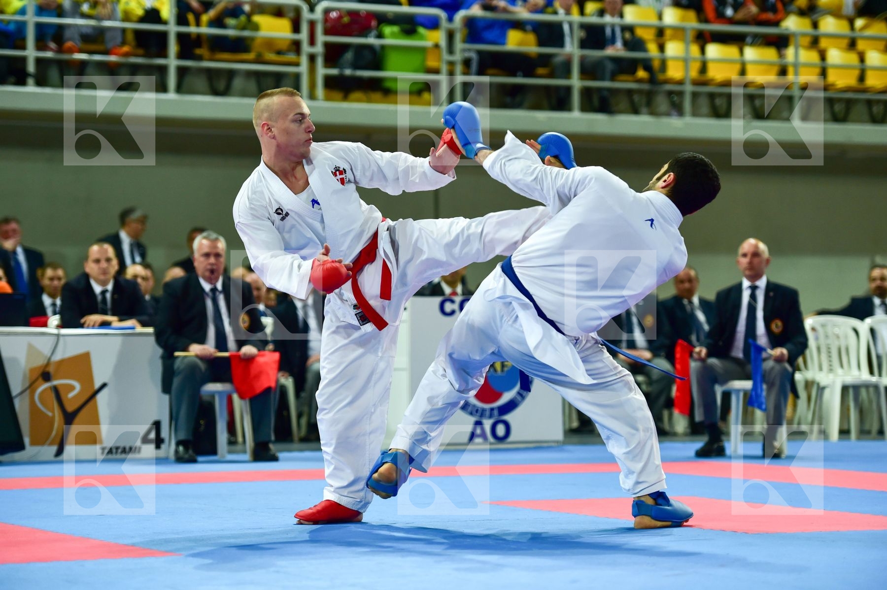 -84 Kg Aktas Ugur Budo Nord Denmark Korte Kevin Kumite Male Turk