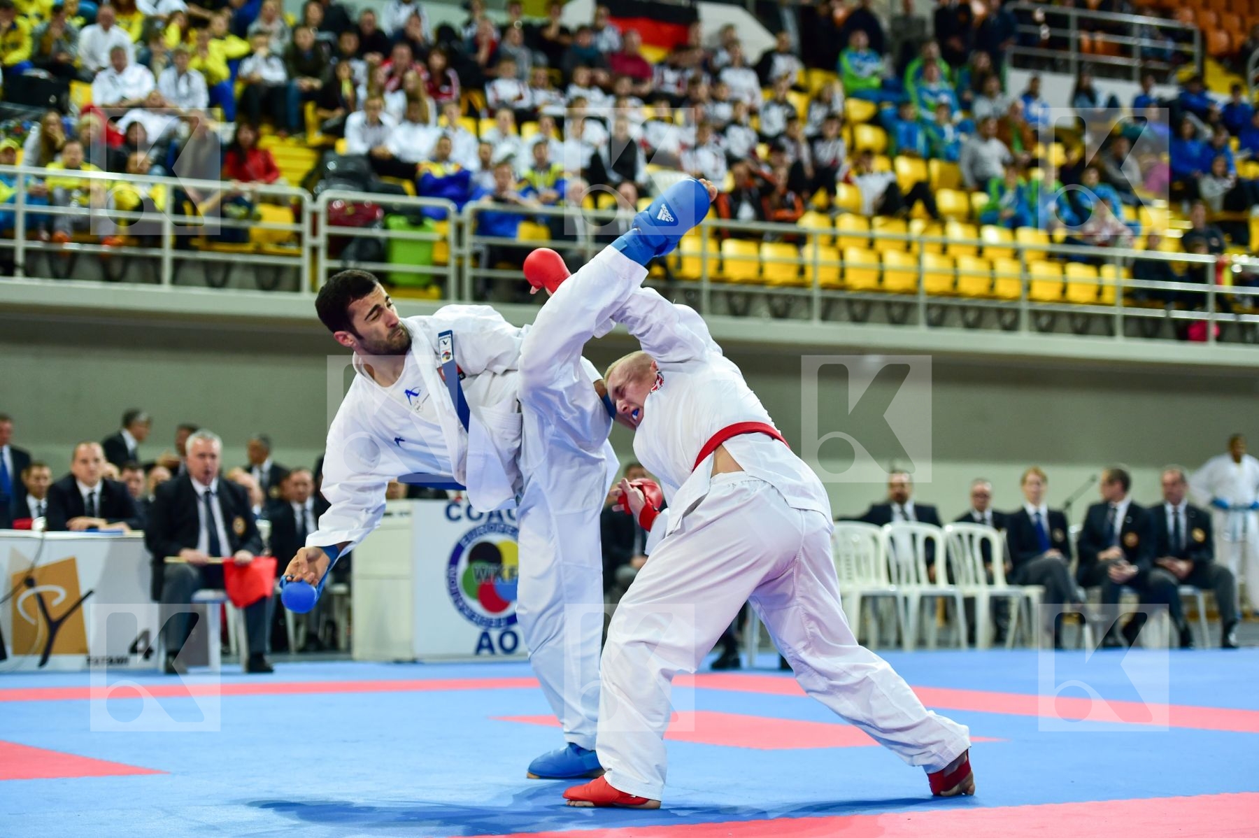 -84 Kg Aktas Ugur Budo Nord Denmark Korte Kevin Kumite Male Turk