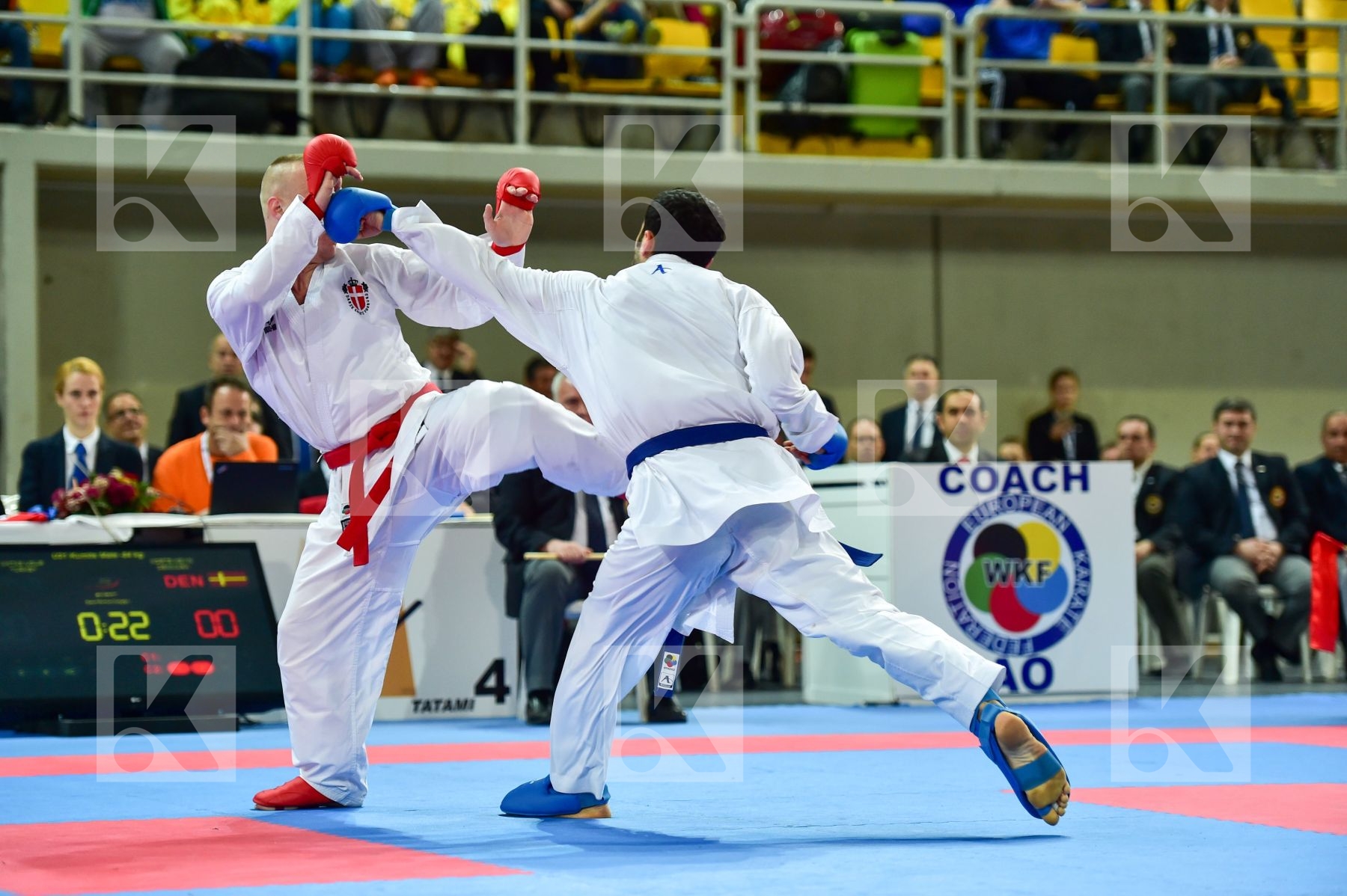 -84 Kg Aktas Ugur Budo Nord Denmark Korte Kevin Kumite Male Turk