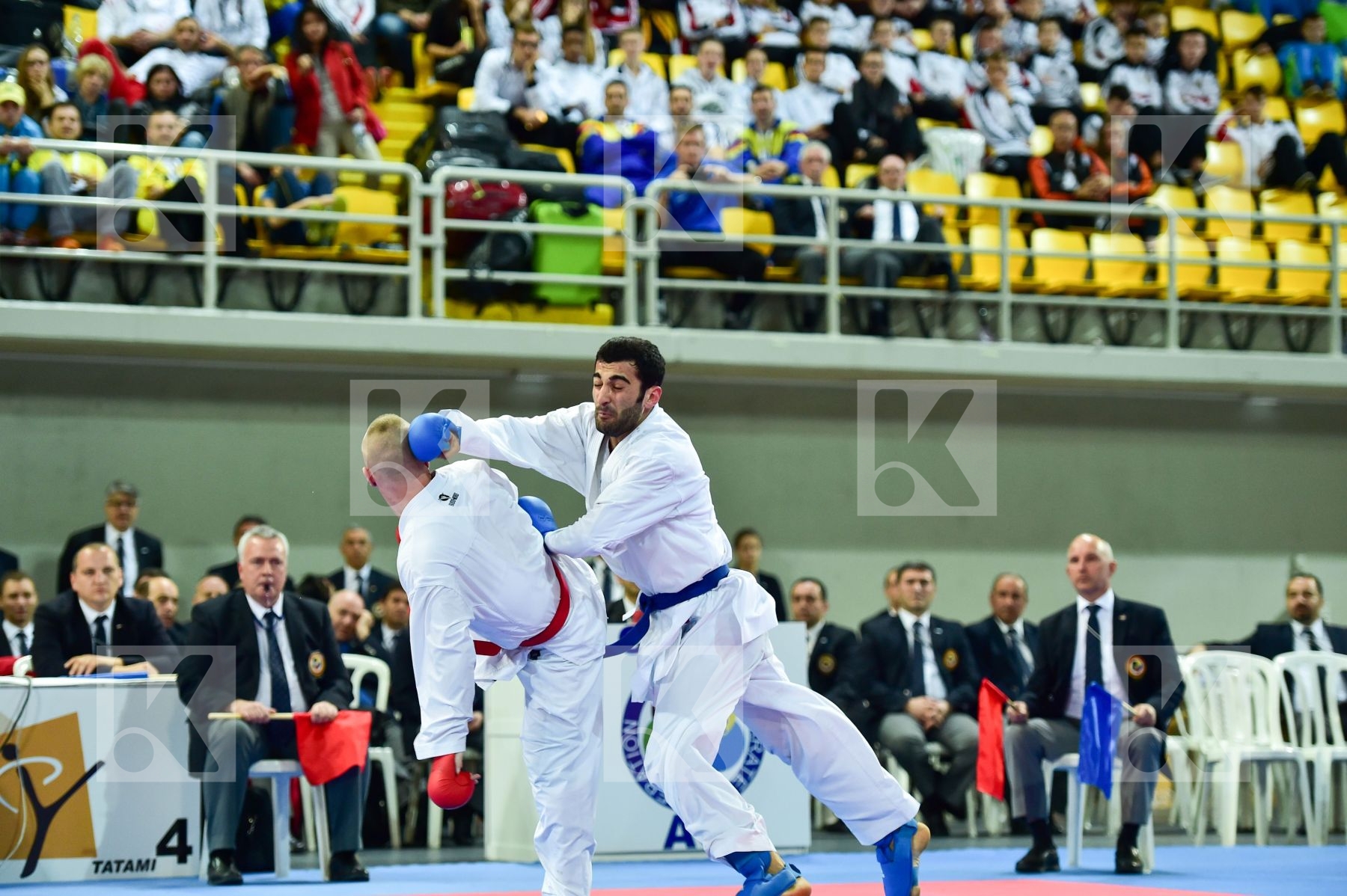 -84 Kg Aktas Ugur Budo Nord Denmark Korte Kevin Kumite Male Turk