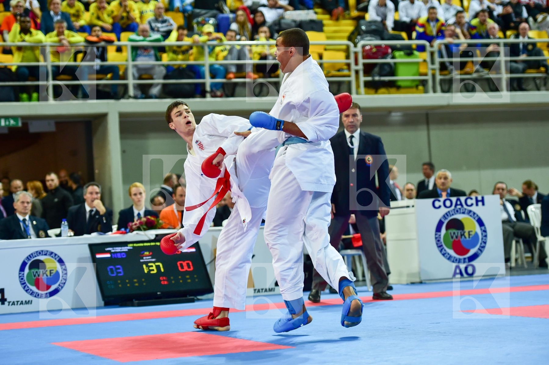 +84 Kg Barac Filip Croatia Kumite Lardy Tyron-Darnell Male Nethe