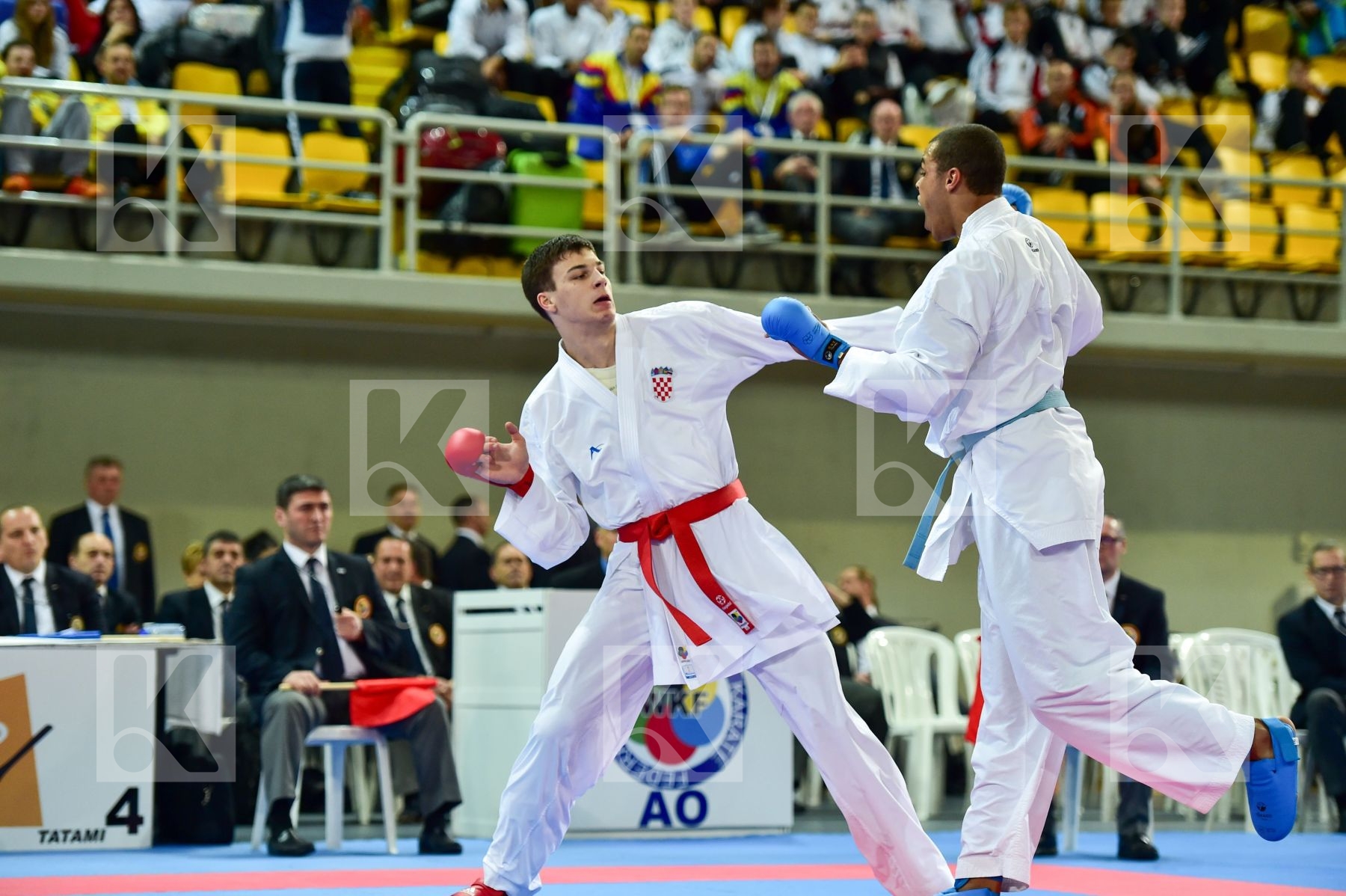 +84 Kg Barac Filip Croatia Kumite Lardy Tyron-Darnell Male Nethe