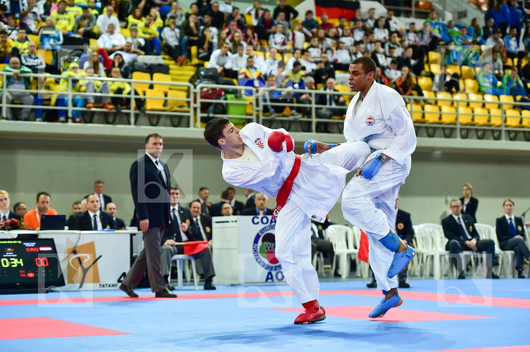 +84 Kg Barac Filip Croatia Kumite Lardy Tyron-Darnell Male Nethe