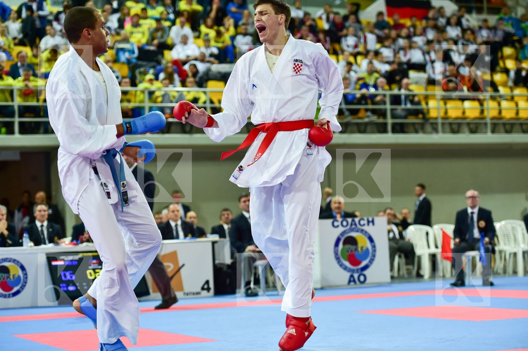 +84 Kg Barac Filip Croatia Kumite Lardy Tyron-Darnell Male Nethe