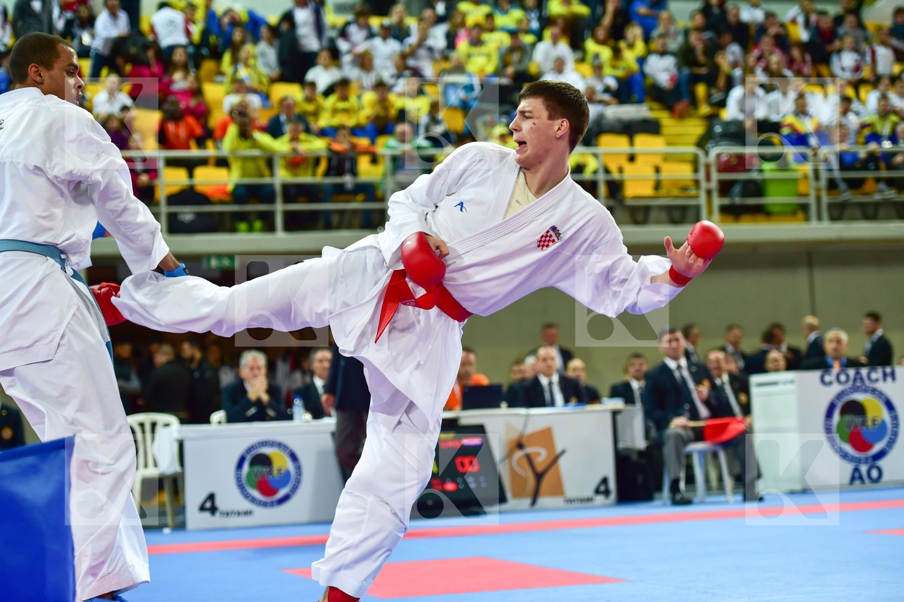 +84 Kg Barac Filip Croatia Kumite Lardy Tyron-Darnell Male Nethe