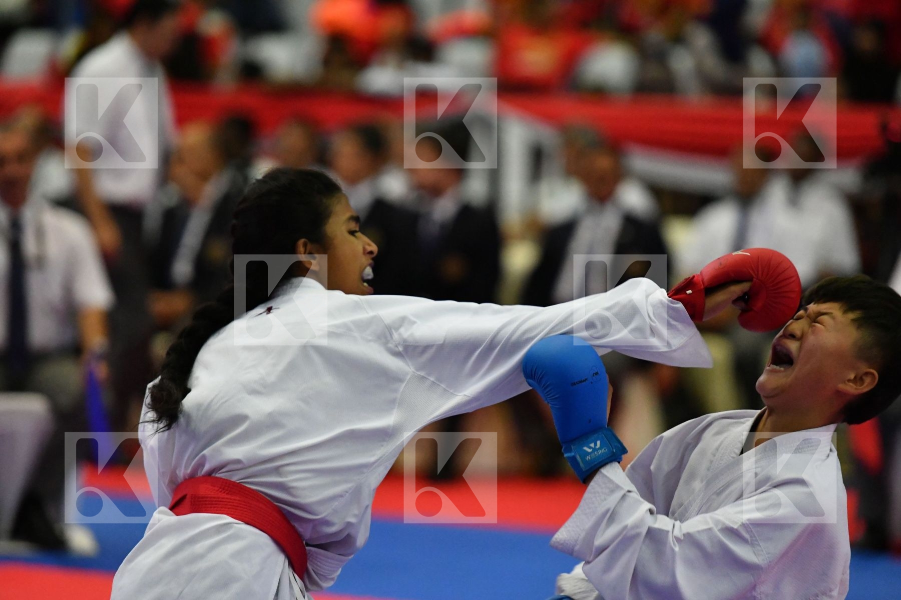 Cadet Kumite Female -47 Kg China Dulanjali Hdi Li Xinyi Sri Lank