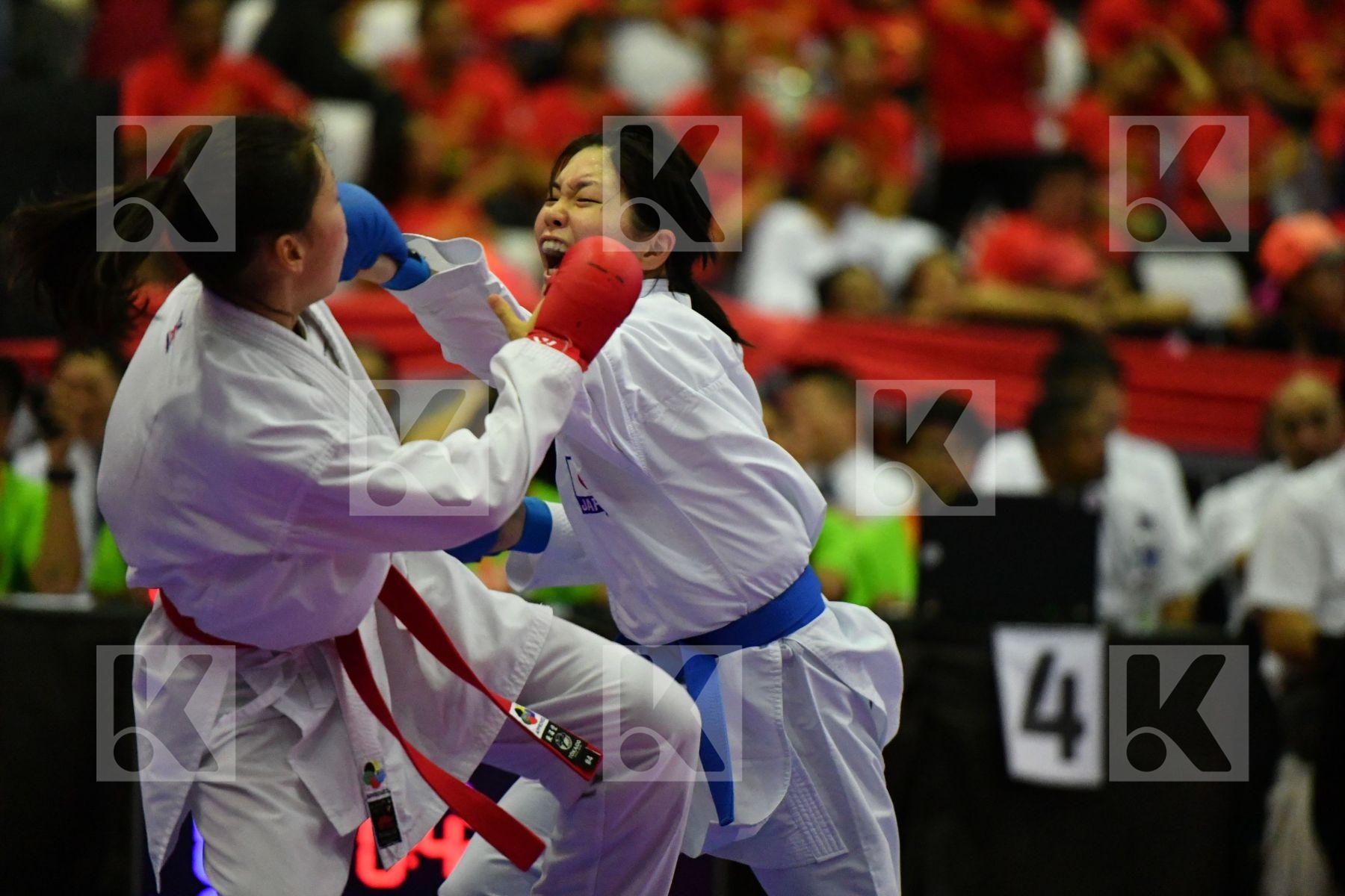 China Ding Jiamei Fukigami Mami Japan Junior Kumite Female -53 K