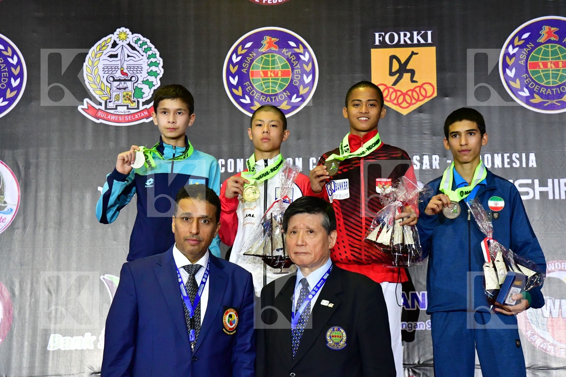 Cadet Kumite Male -52 Kg Indonesia Iran Islamic Republic Of Japa