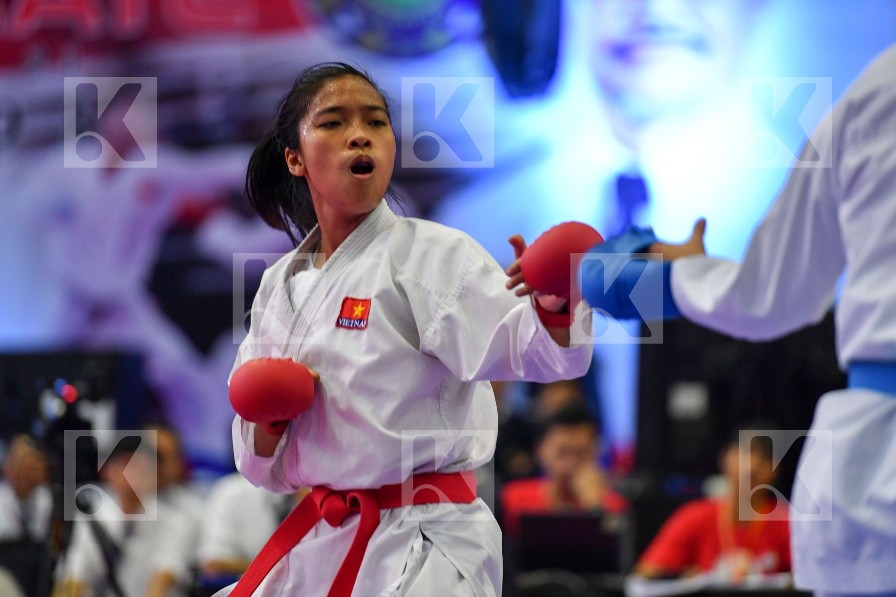 Japan Kikuchi Mizuki Nguyen Thi Viet Trinh U21 Kumite Female -68
