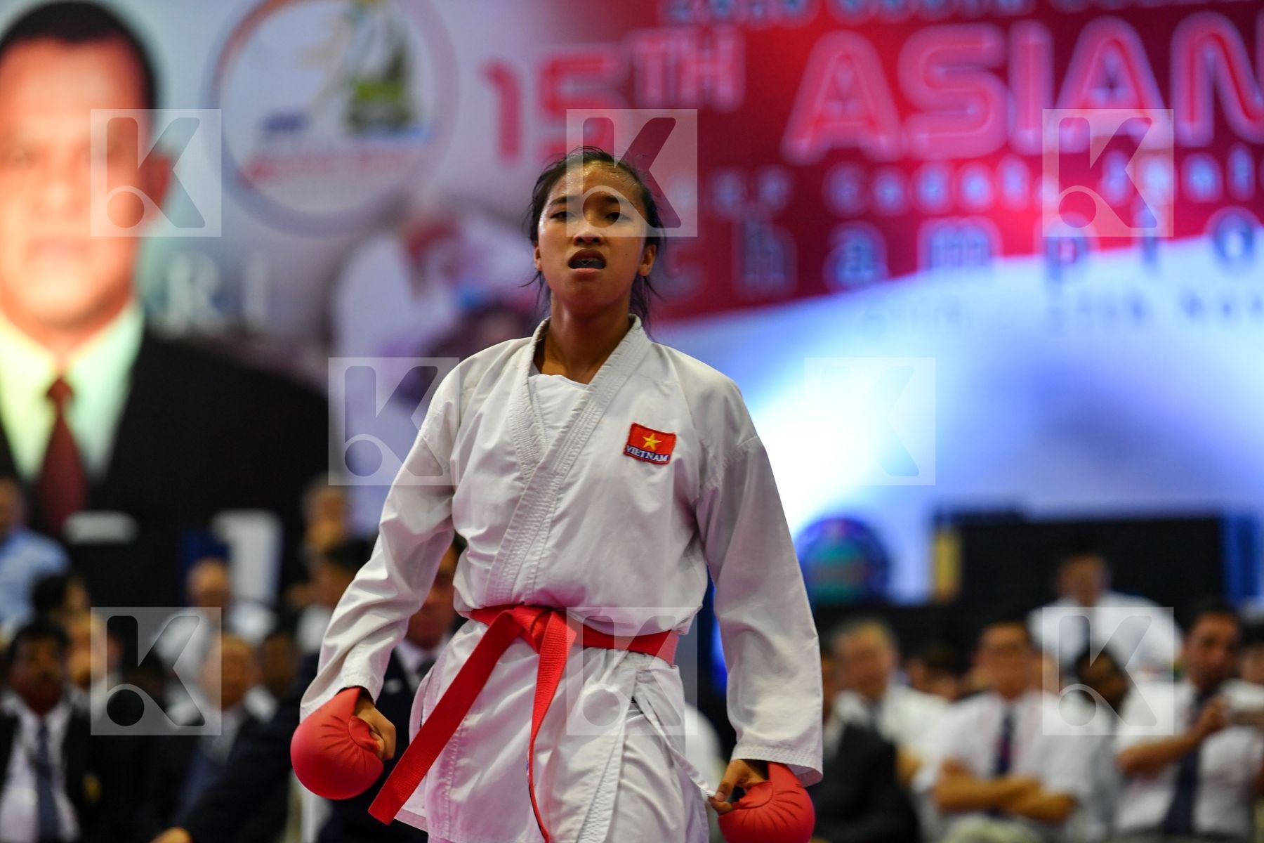 Japan Kikuchi Mizuki Nguyen Thi Viet Trinh U21 Kumite Female -68