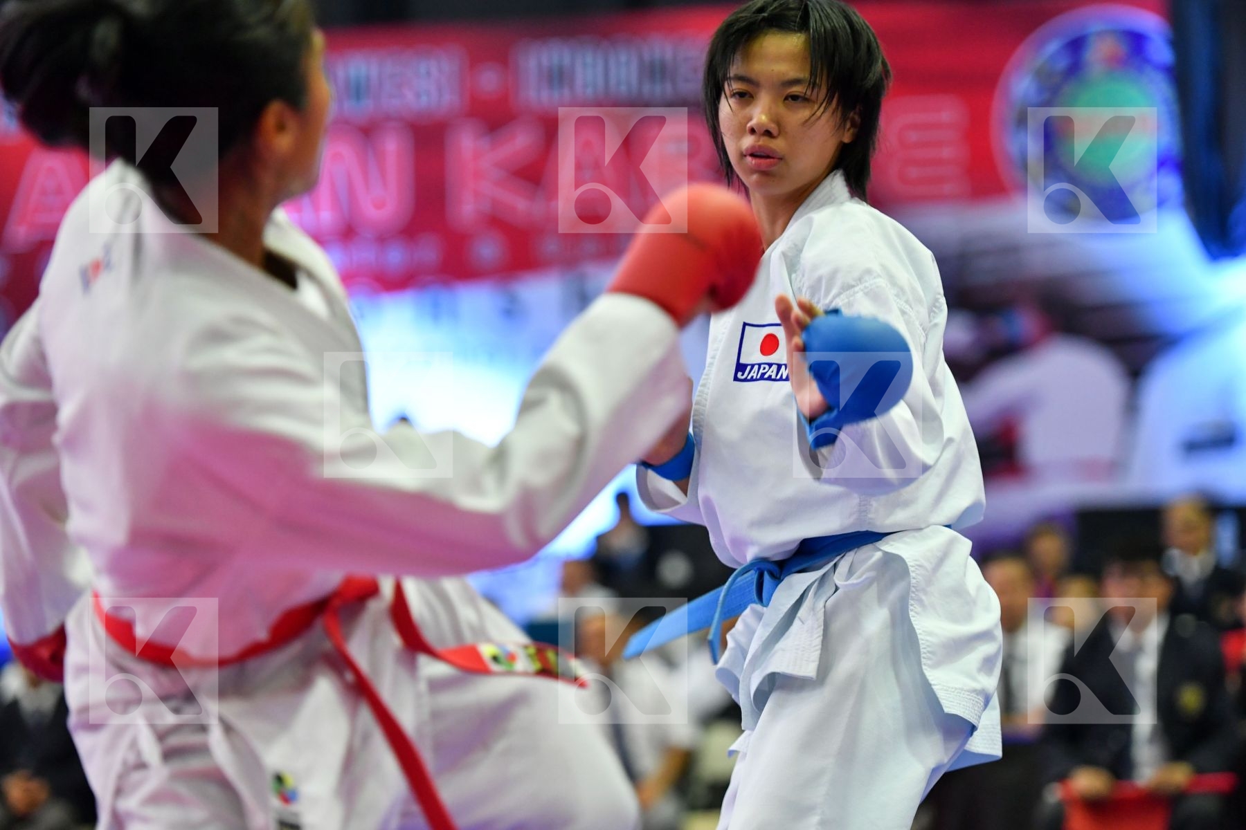 Japan Kikuchi Mizuki Nguyen Thi Viet Trinh U21 Kumite Female -68
