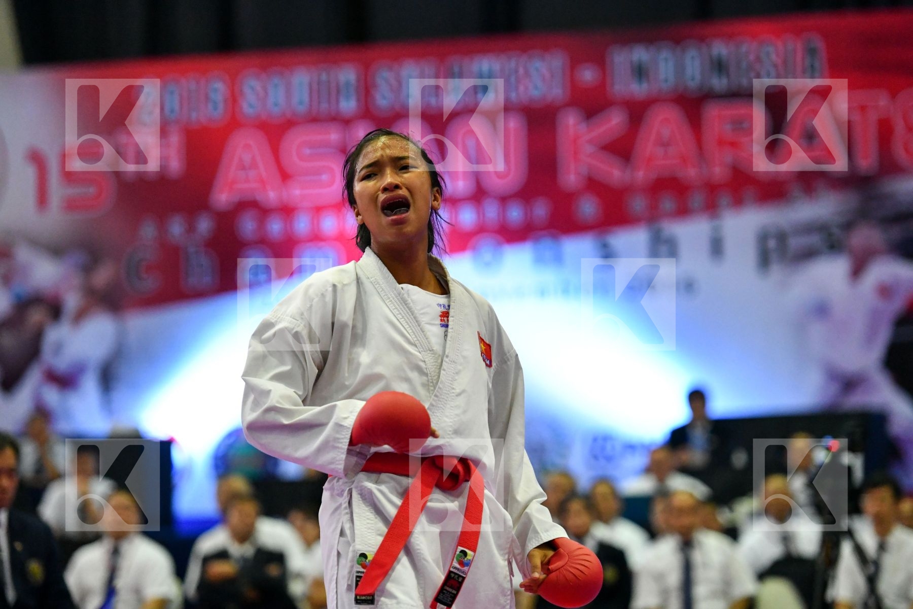 Japan Kikuchi Mizuki Nguyen Thi Viet Trinh U21 Kumite Female -68