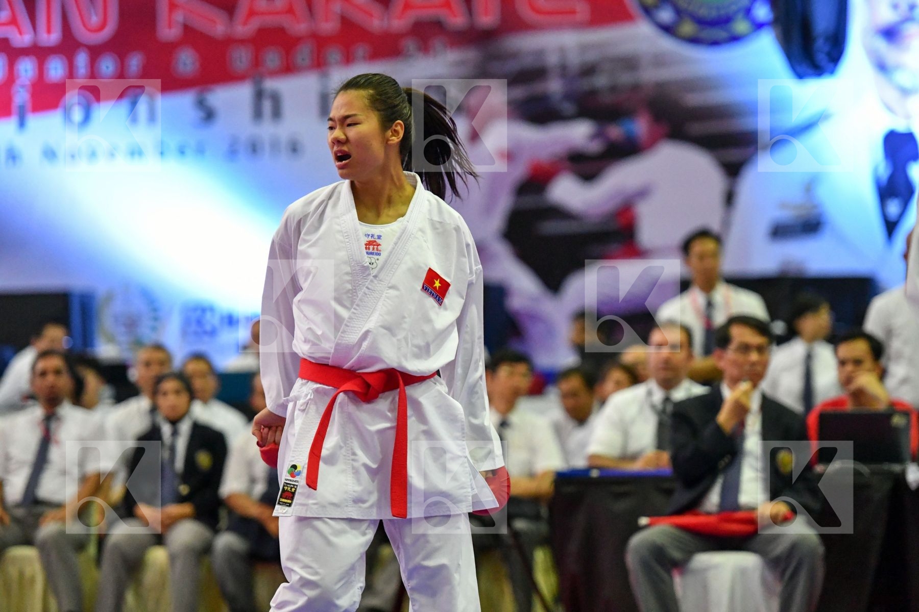 Japan Moriguchi Ayami Nguyen Thi Ngoan U21 Kumite Female -61 Kg