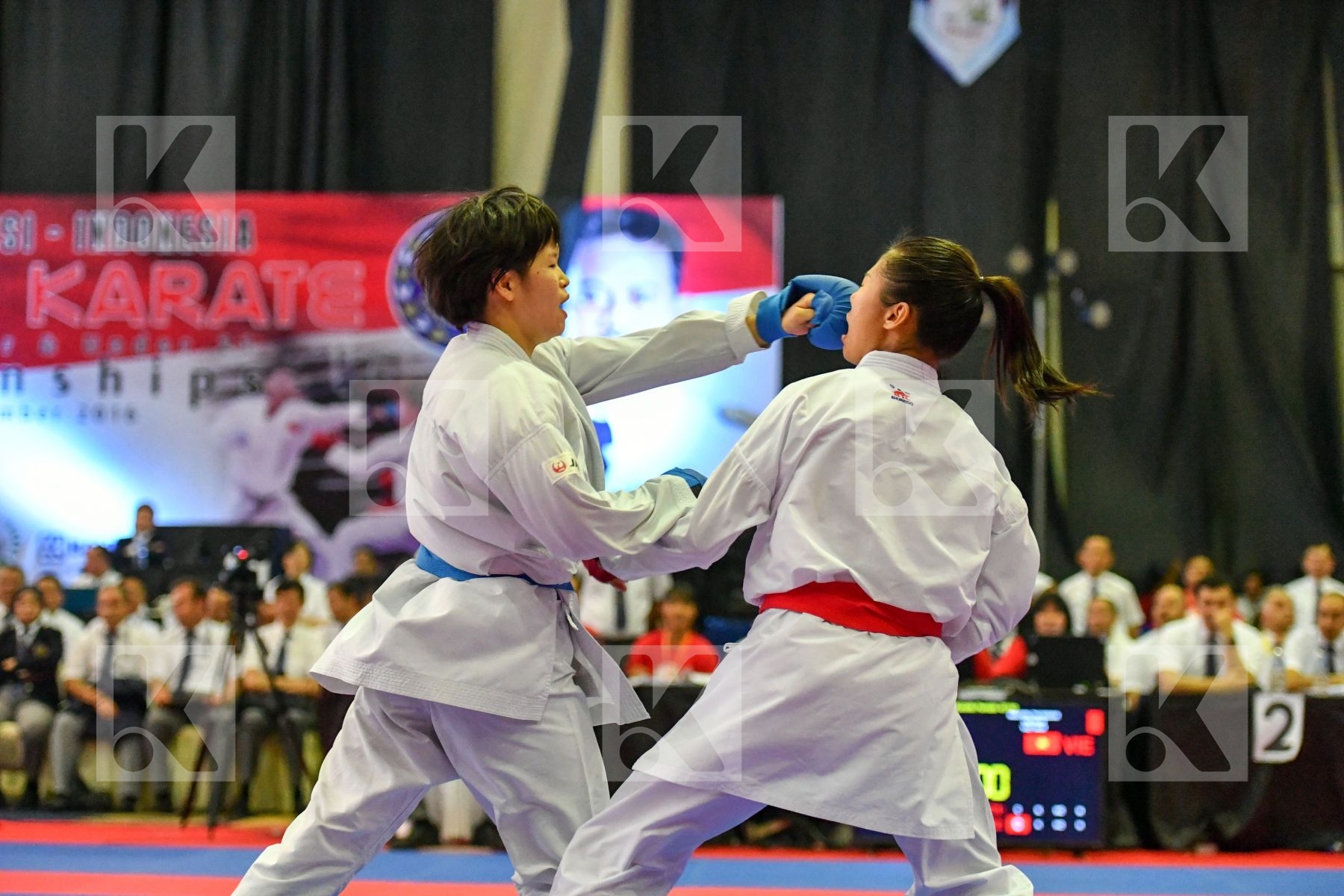 Japan Moriguchi Ayami Nguyen Thi Ngoan U21 Kumite Female -61 Kg