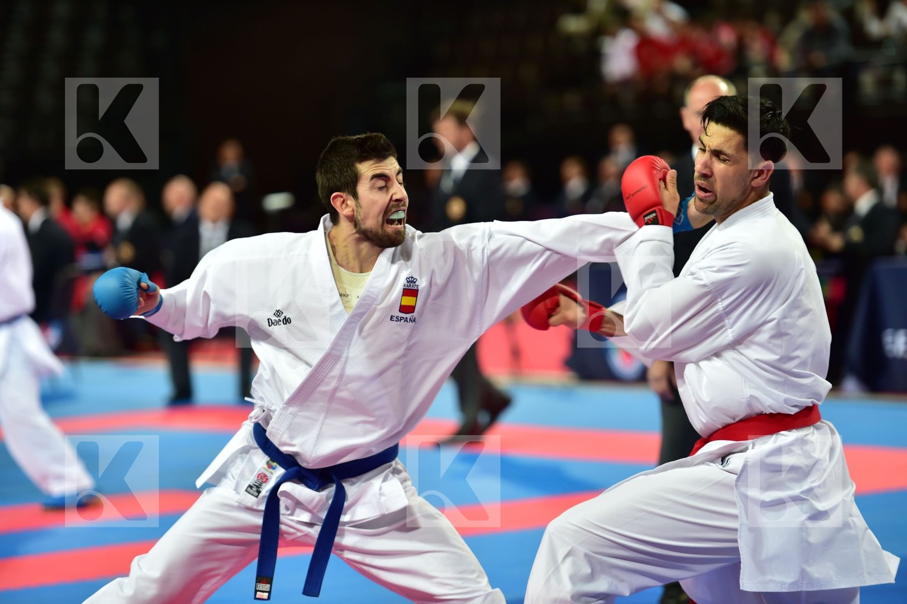 84+ Kg Bendiab Salim Daedo france kumite Male Spain vizuete fern