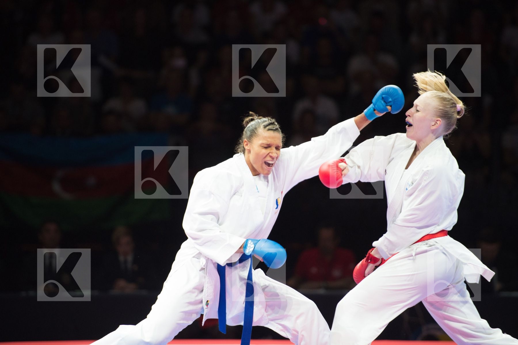 68+ Kg Female final Finland Florentin Anne Laure france kumite K