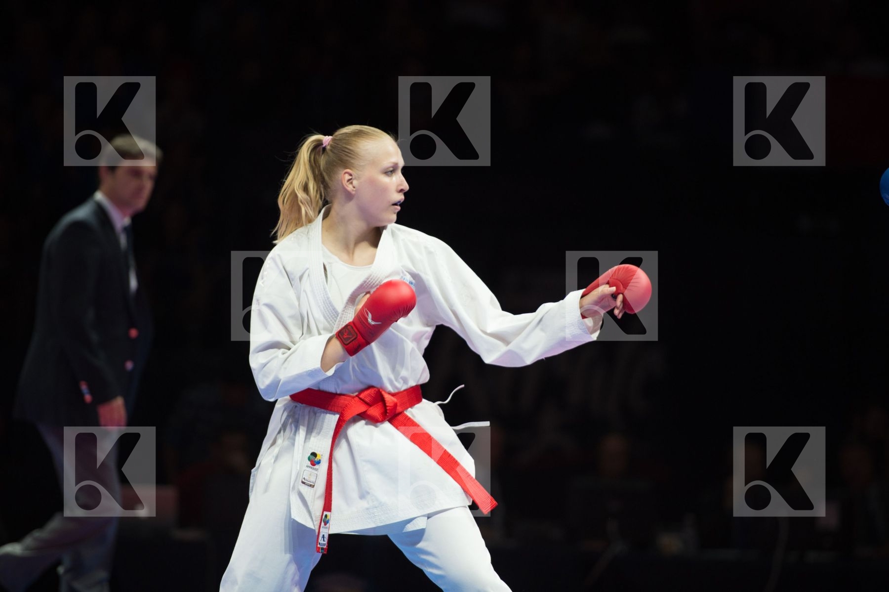 68+ Kg Female final Finland Florentin Anne Laure france kumite K