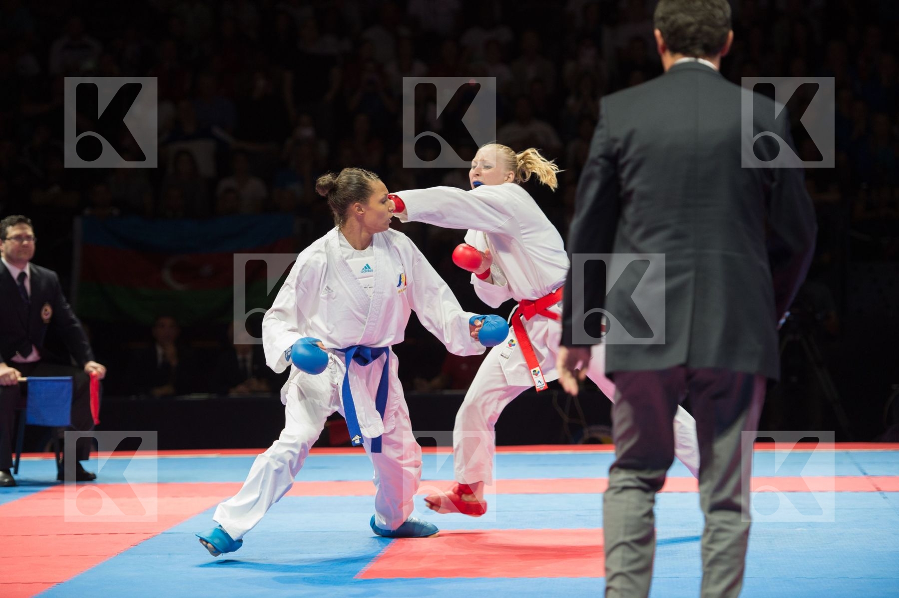 68+ Kg Female final Finland Florentin Anne Laure france kumite K