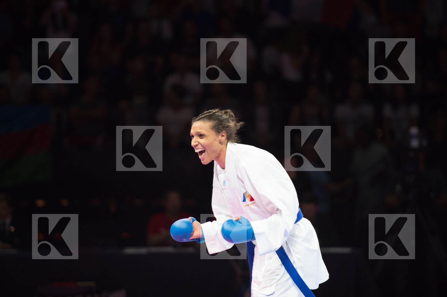68+ Kg Female final Finland Florentin Anne Laure france kumite K