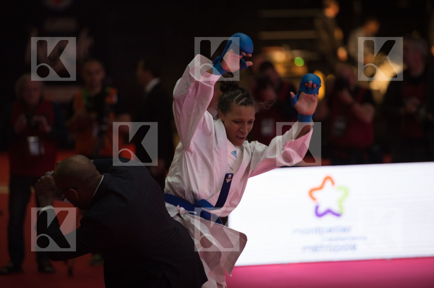 68+ Kg Female final Finland Florentin Anne Laure france kumite K