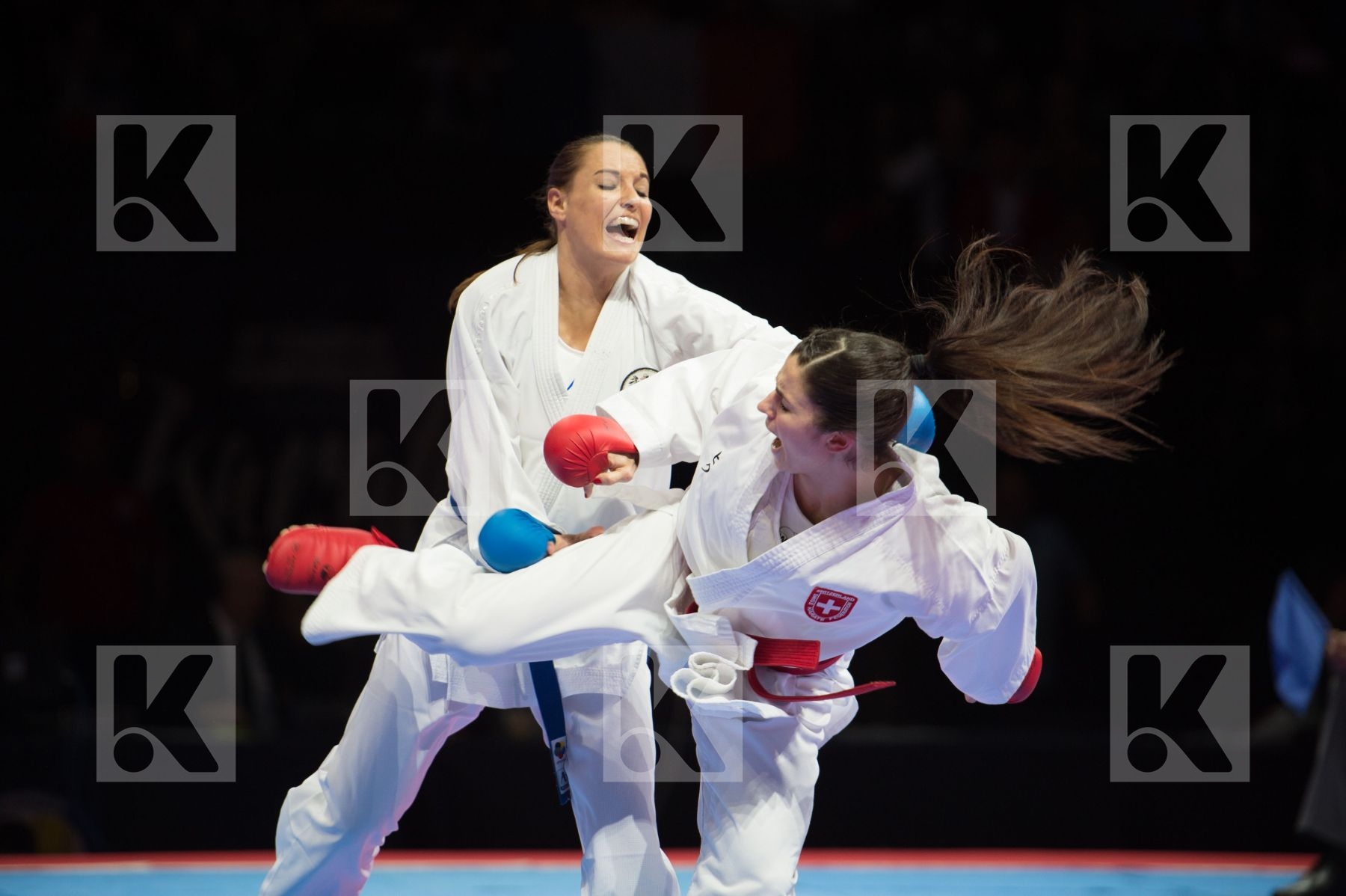 Austria Buchinger Alisa Female Kumite -68 Kg final Quirici Elena