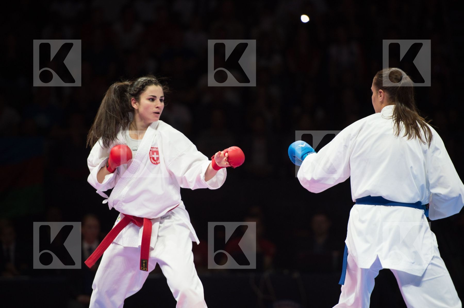 Austria Buchinger Alisa Female Kumite -68 Kg final Quirici Elena