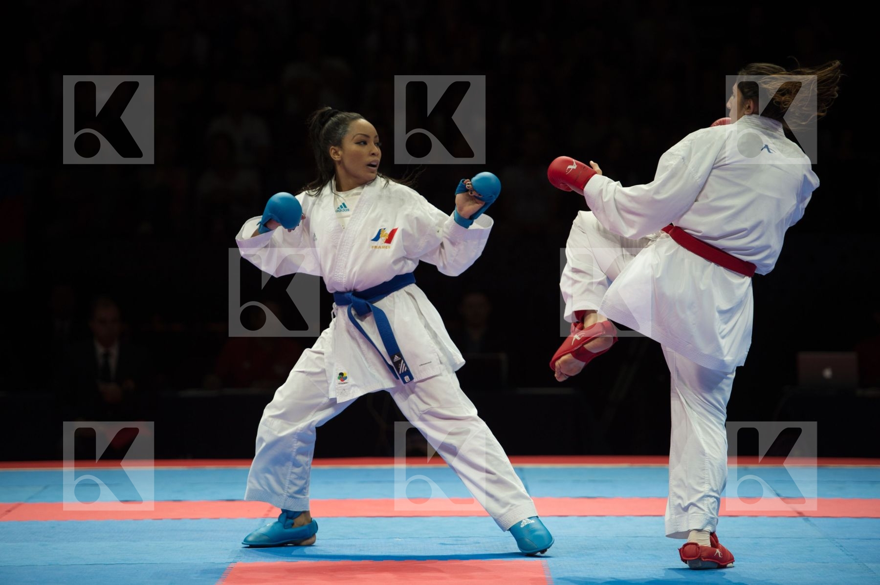 -61 Kg Coban Merve Female final france Ignace Lucie kumite Turke