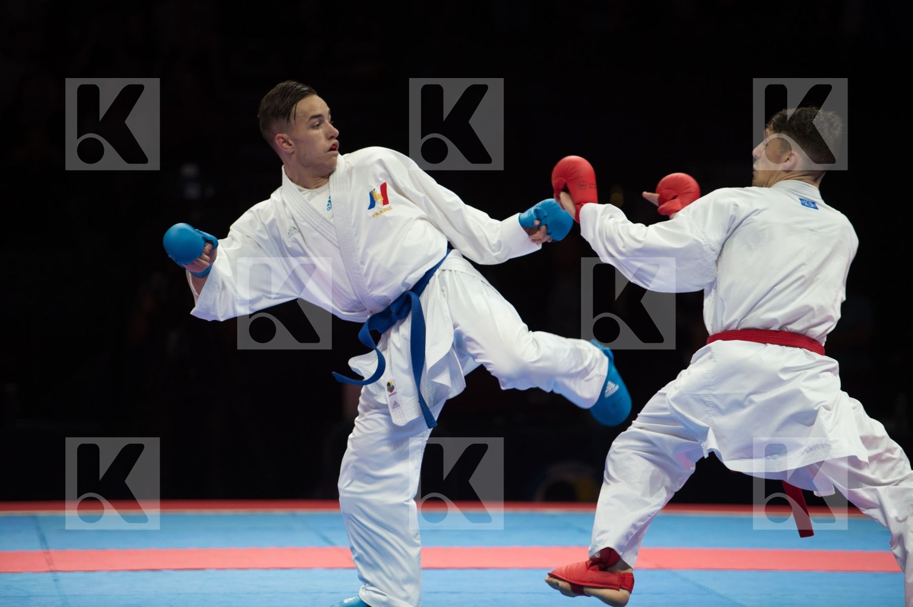 -67 Kg dacosta steven de vivo gianluca final france italy kumite