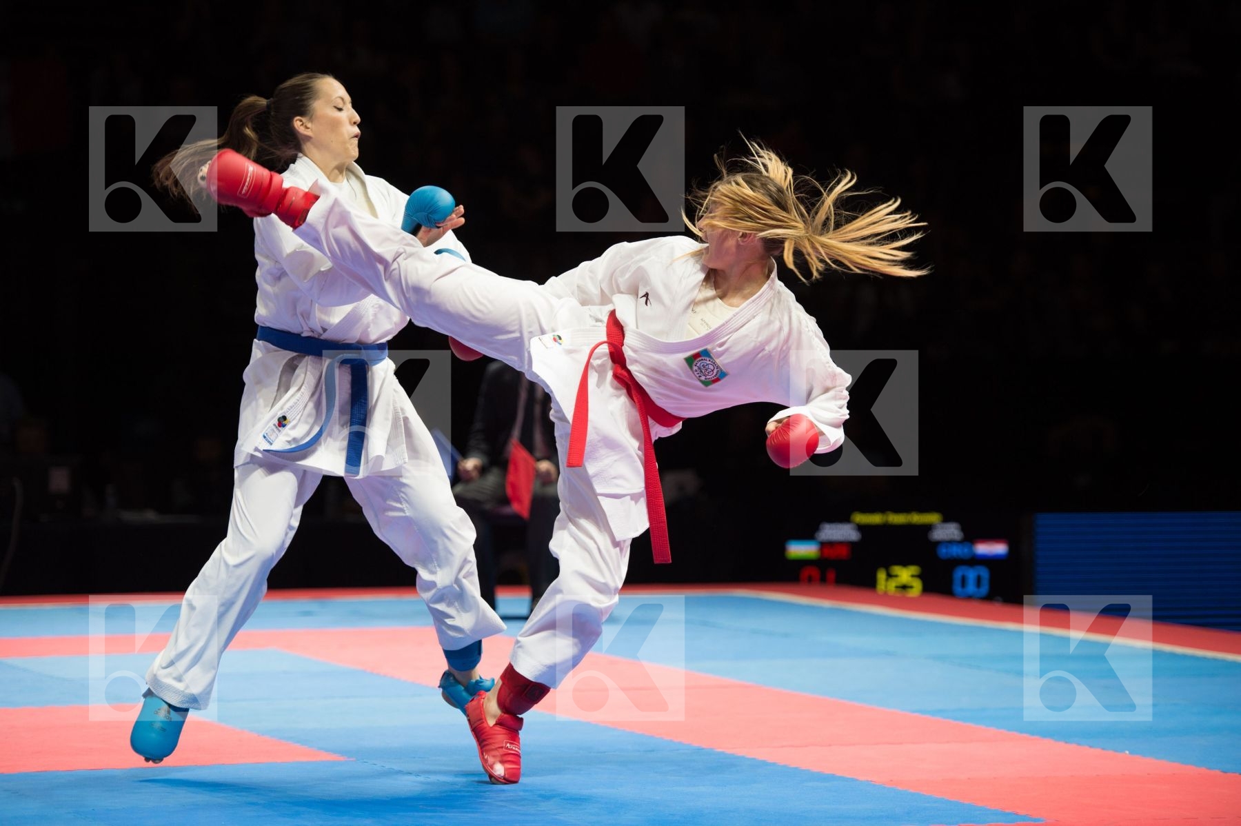 Azerbaijan Croatia Female final kumite team