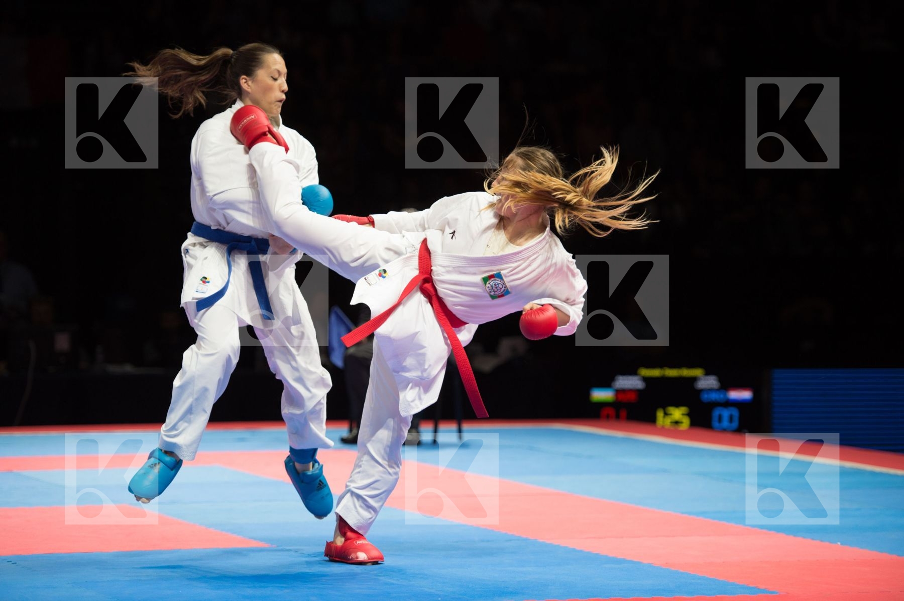 Azerbaijan Croatia Female final kumite team