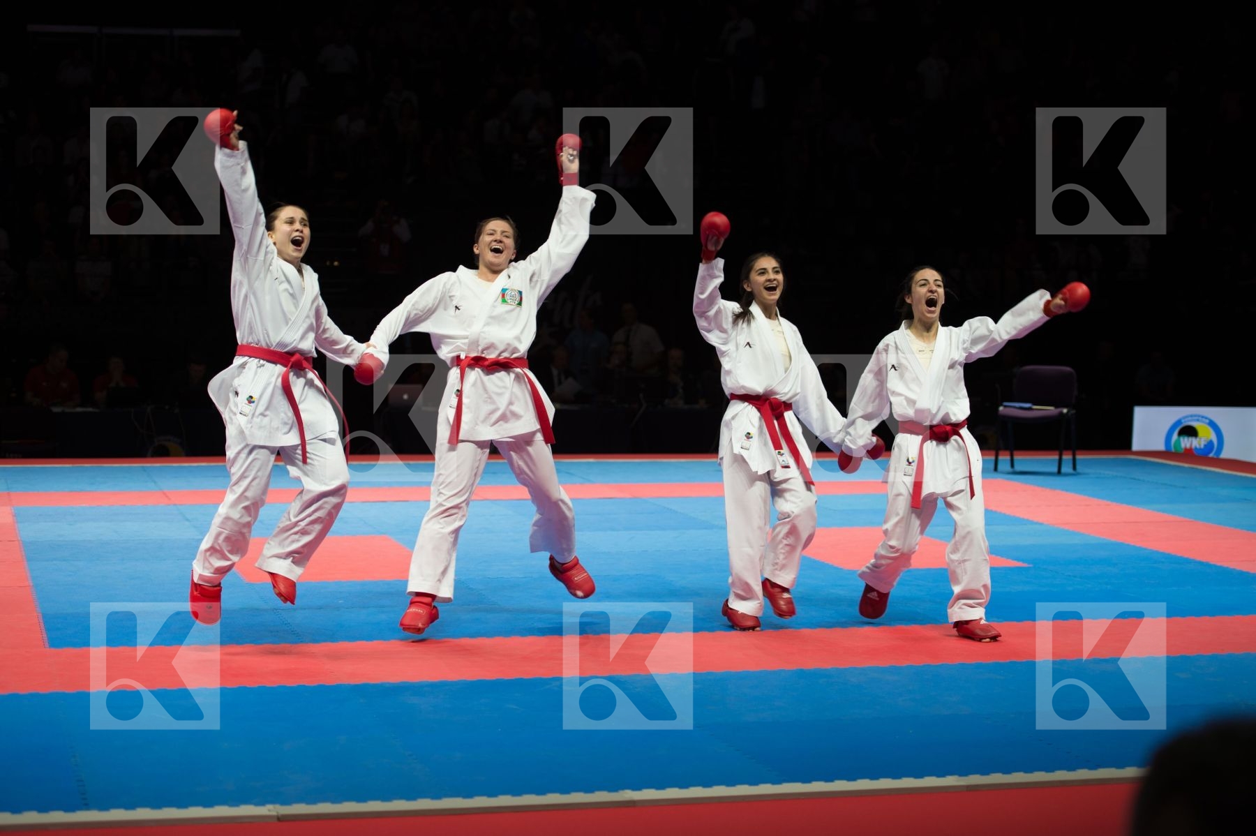 Azerbaijan Croatia Female final kumite team