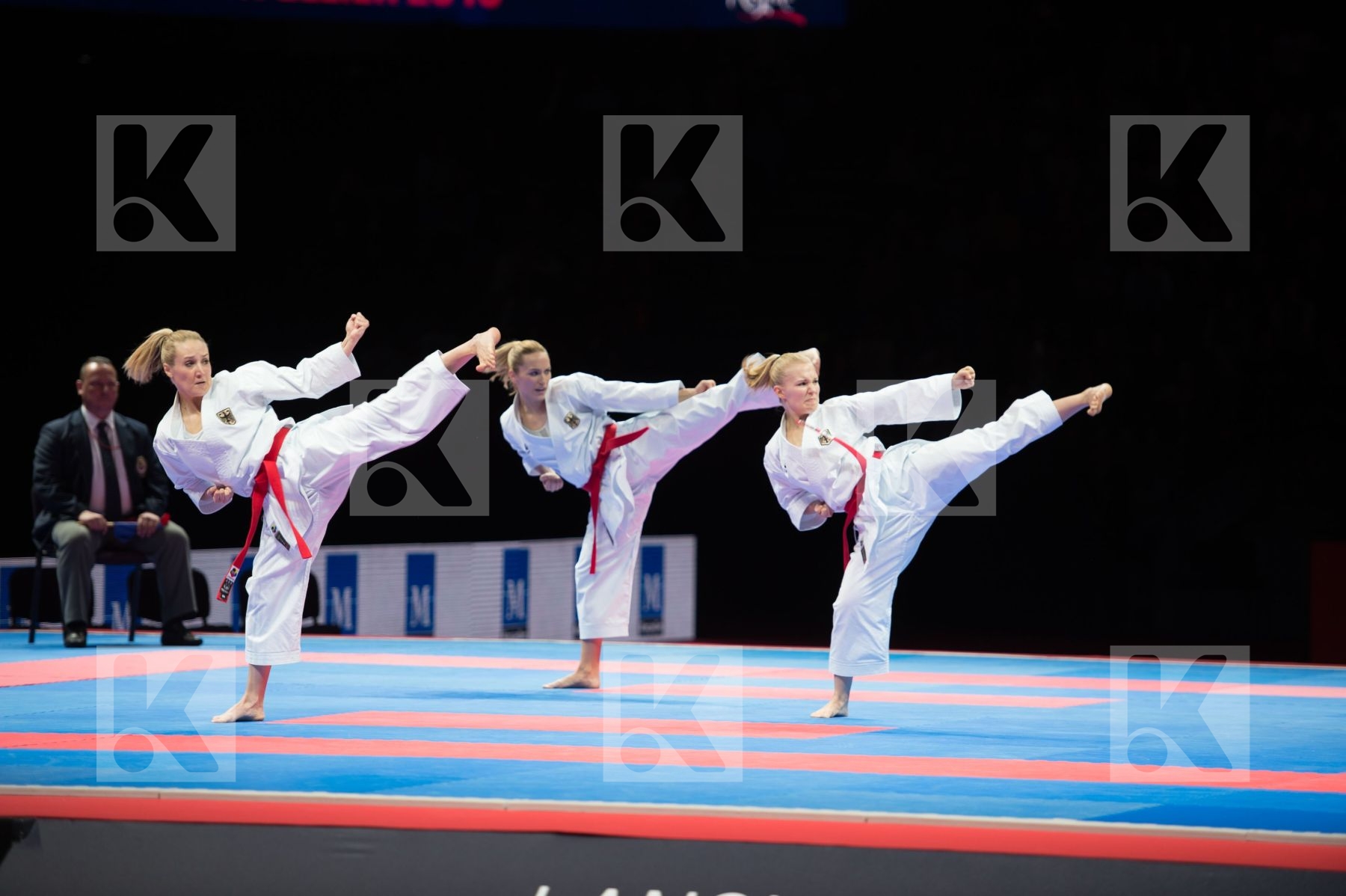 Category Country1 Country2 female team kata final france Germany