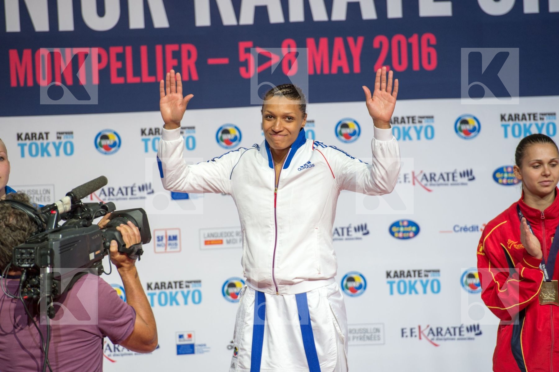 68+ Kg Female Florentin Anne Laure france kumite podium