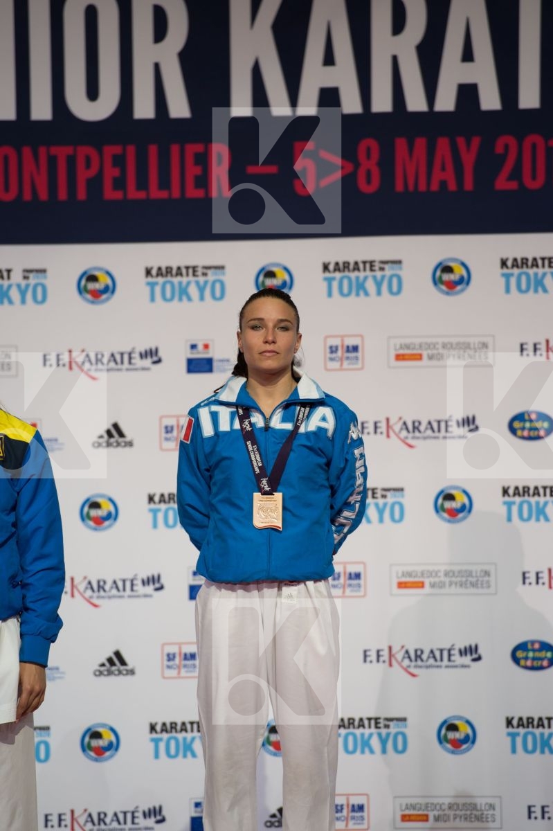 Cardin Sara italy podium