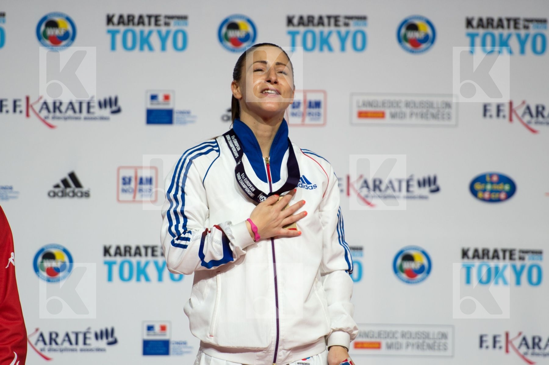 -50 Kg Female france kumite podium Recchia Alexandra