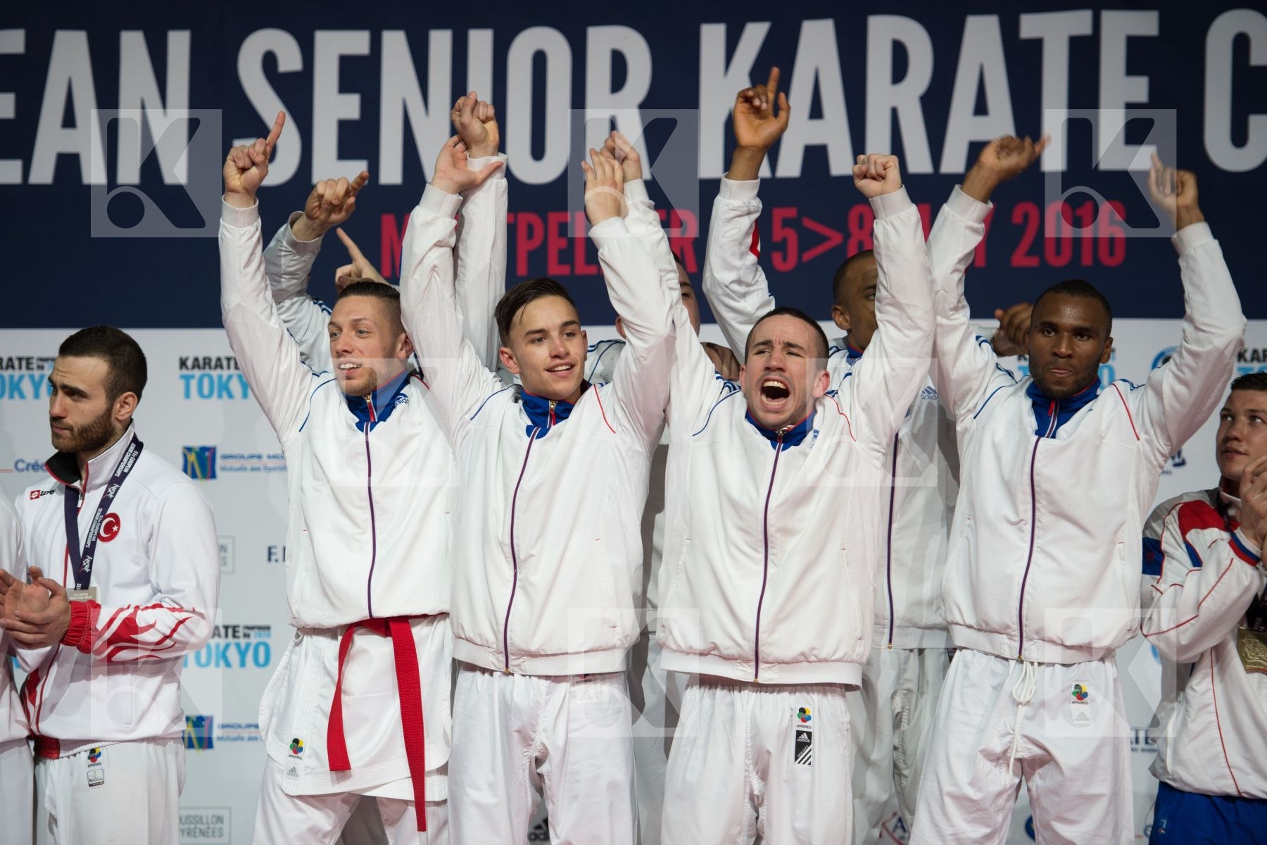france kata Male podium team
