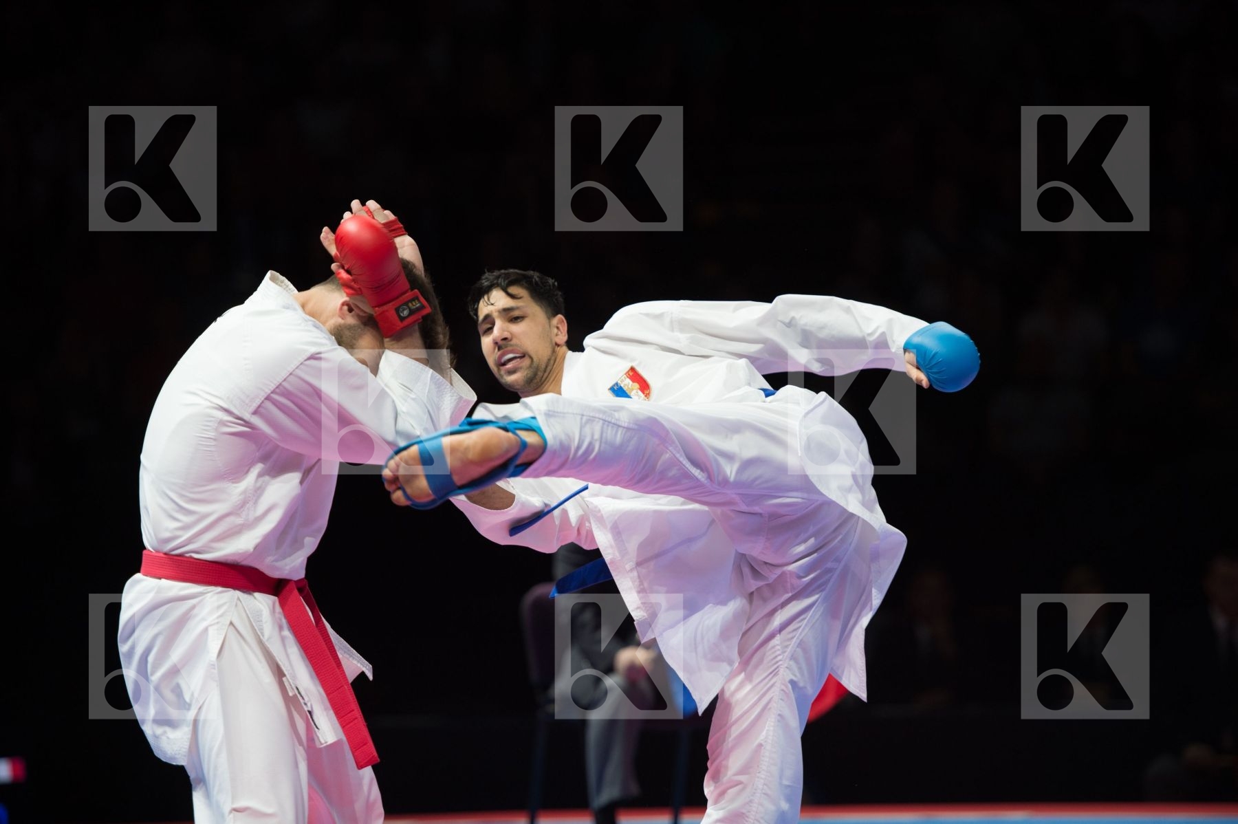 84+ Kg Bendiab Salim france Greece kumite Male margaritopoulos s