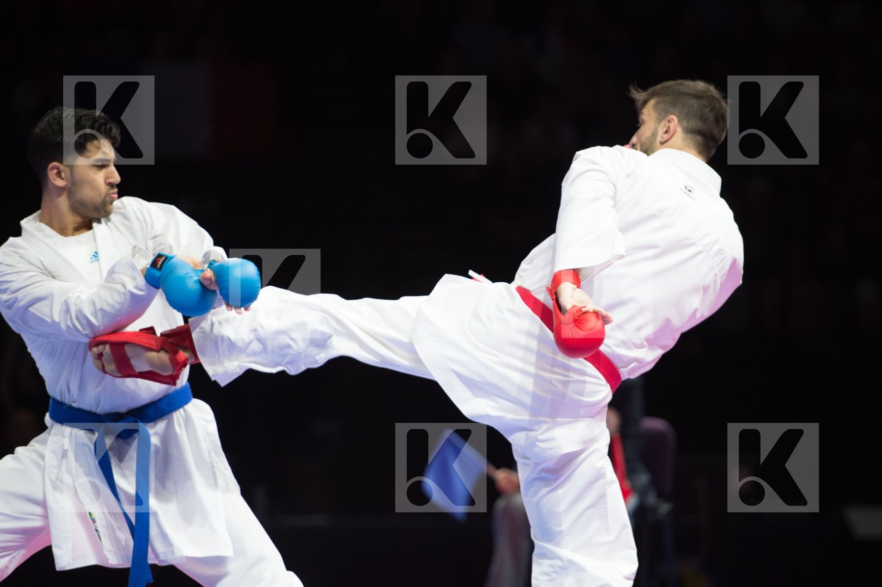 84+ Kg Bendiab Salim france Greece kumite Male margaritopoulos s