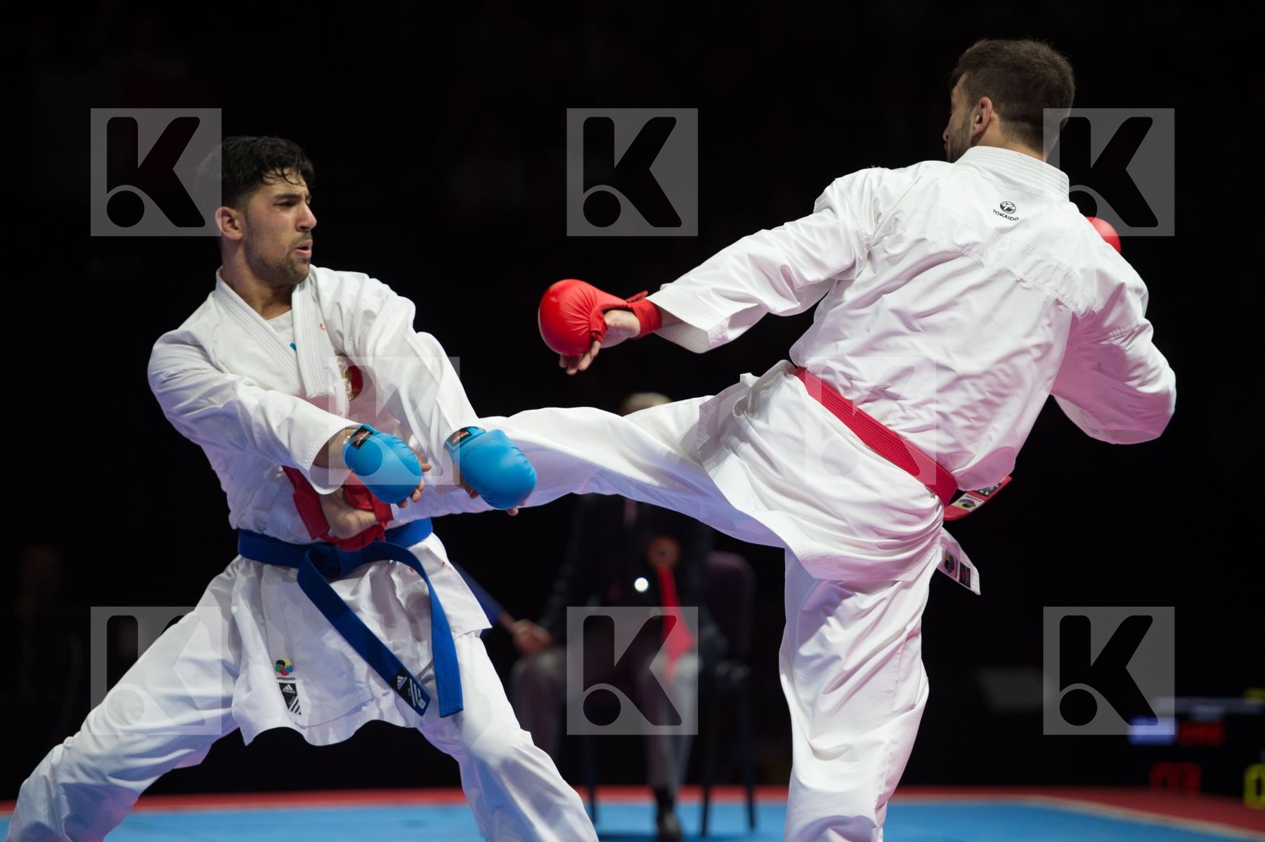 84+ Kg Bendiab Salim france Greece kumite Male margaritopoulos s