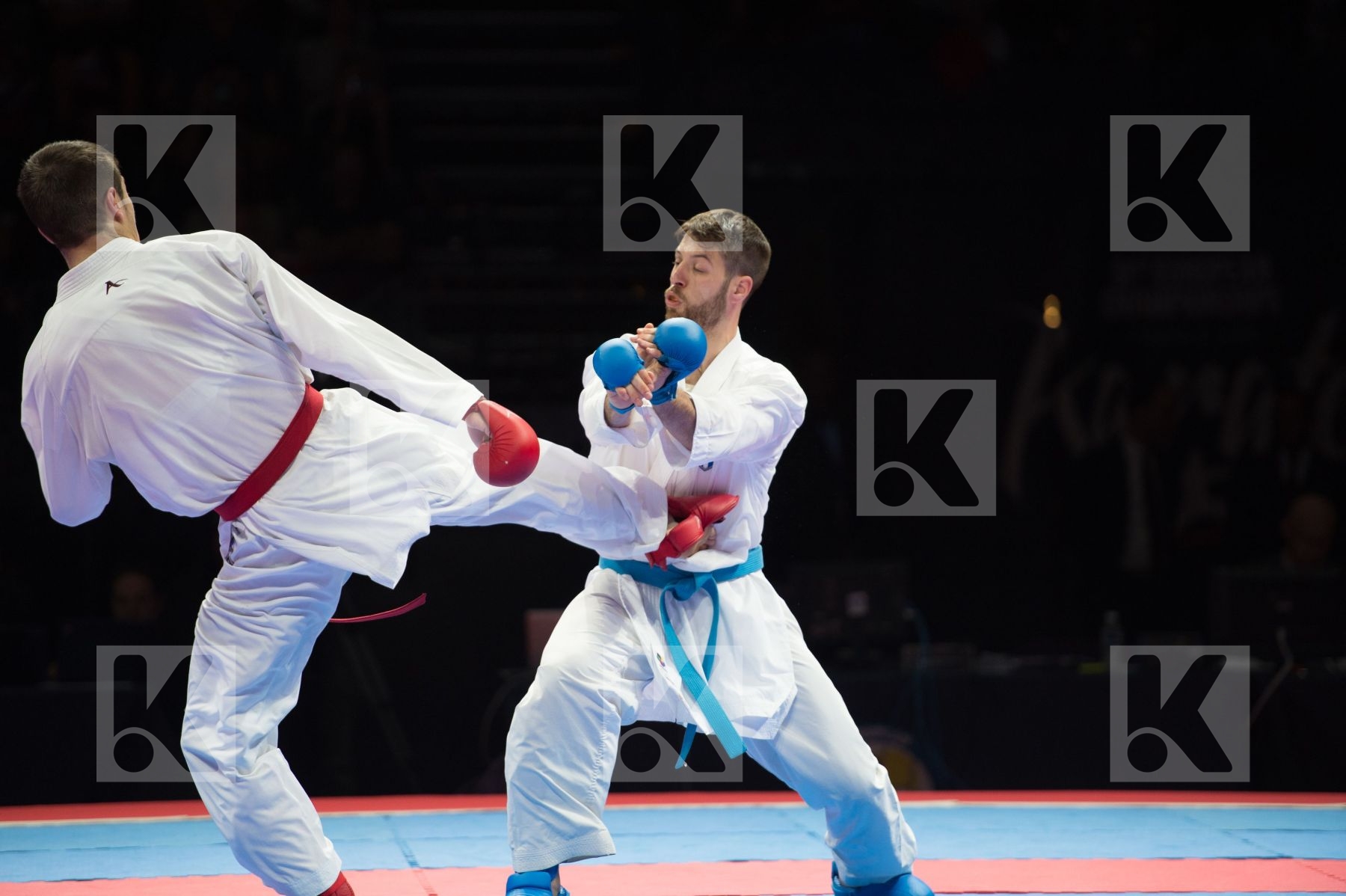 -84 Kg Greece kumite Male Mijalkovic Uros semi-final Serbia Tzan