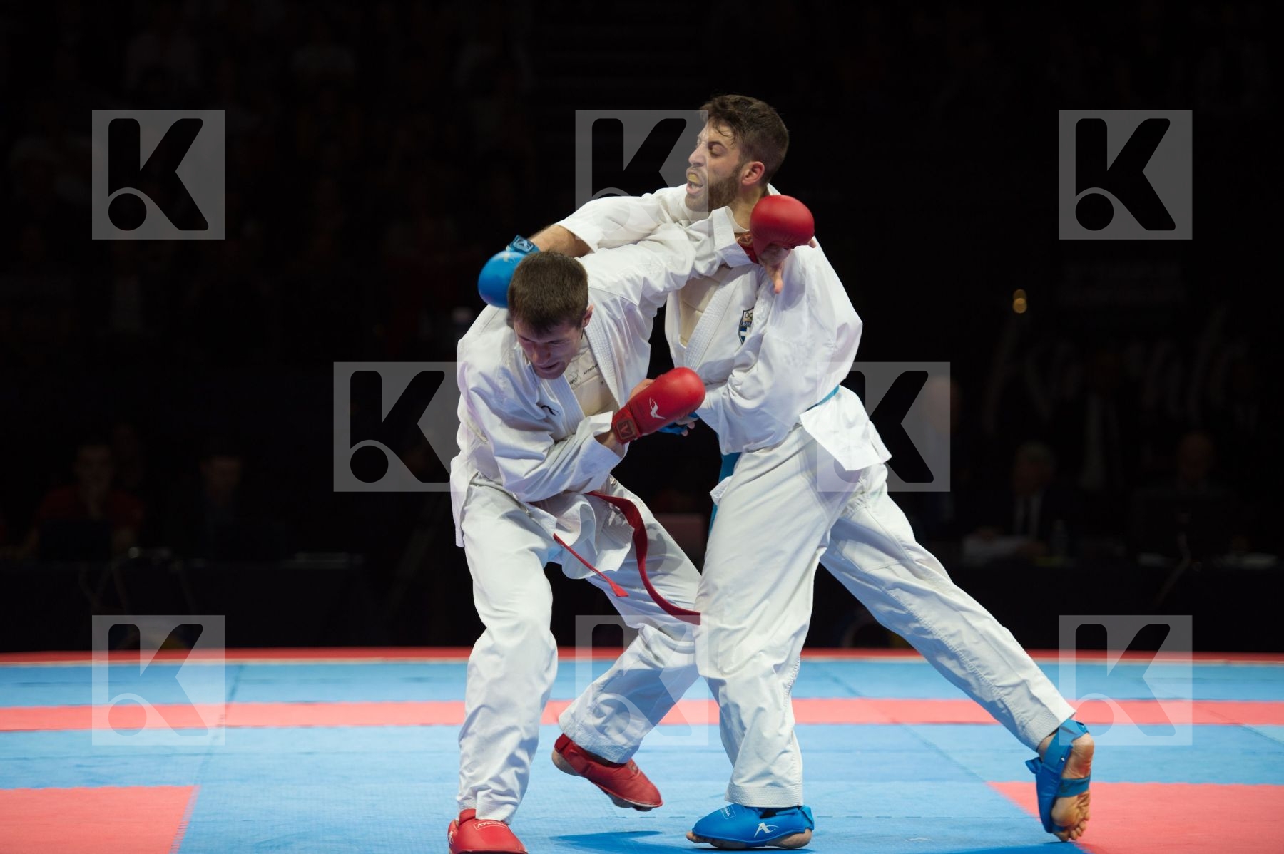 -84 Kg Greece kumite Male Mijalkovic Uros semi-final Serbia Tzan
